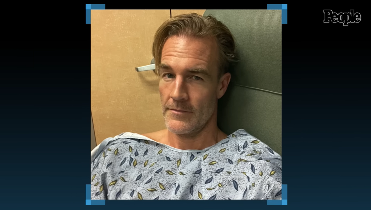 James Van Der Beek shares a photo from a medical setting during his treatment, as posted November 8, 2024 | Source: YouTube.com/People