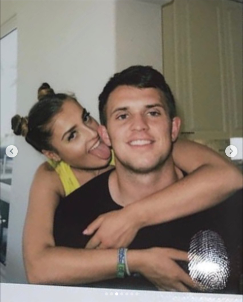 A screenshot of Jake Browning and Stephanie Niles from a post dated May 6, 2023. | Source: Instagram/jakebrowning72