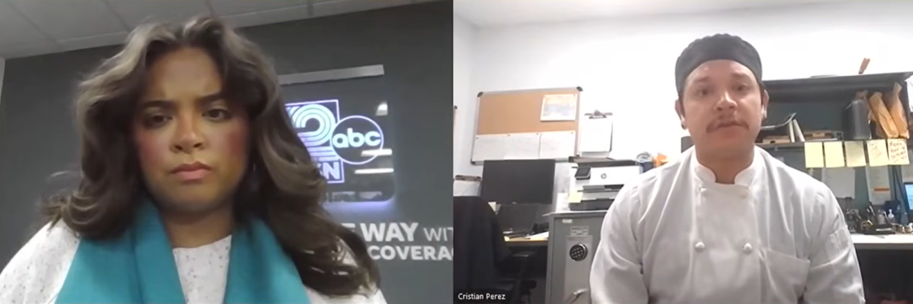 Runner Christian Perez spoke about witnessing the emergency response during the race, describing it as "a surreal thing to see." | Source: YouTube/WISN 12 News