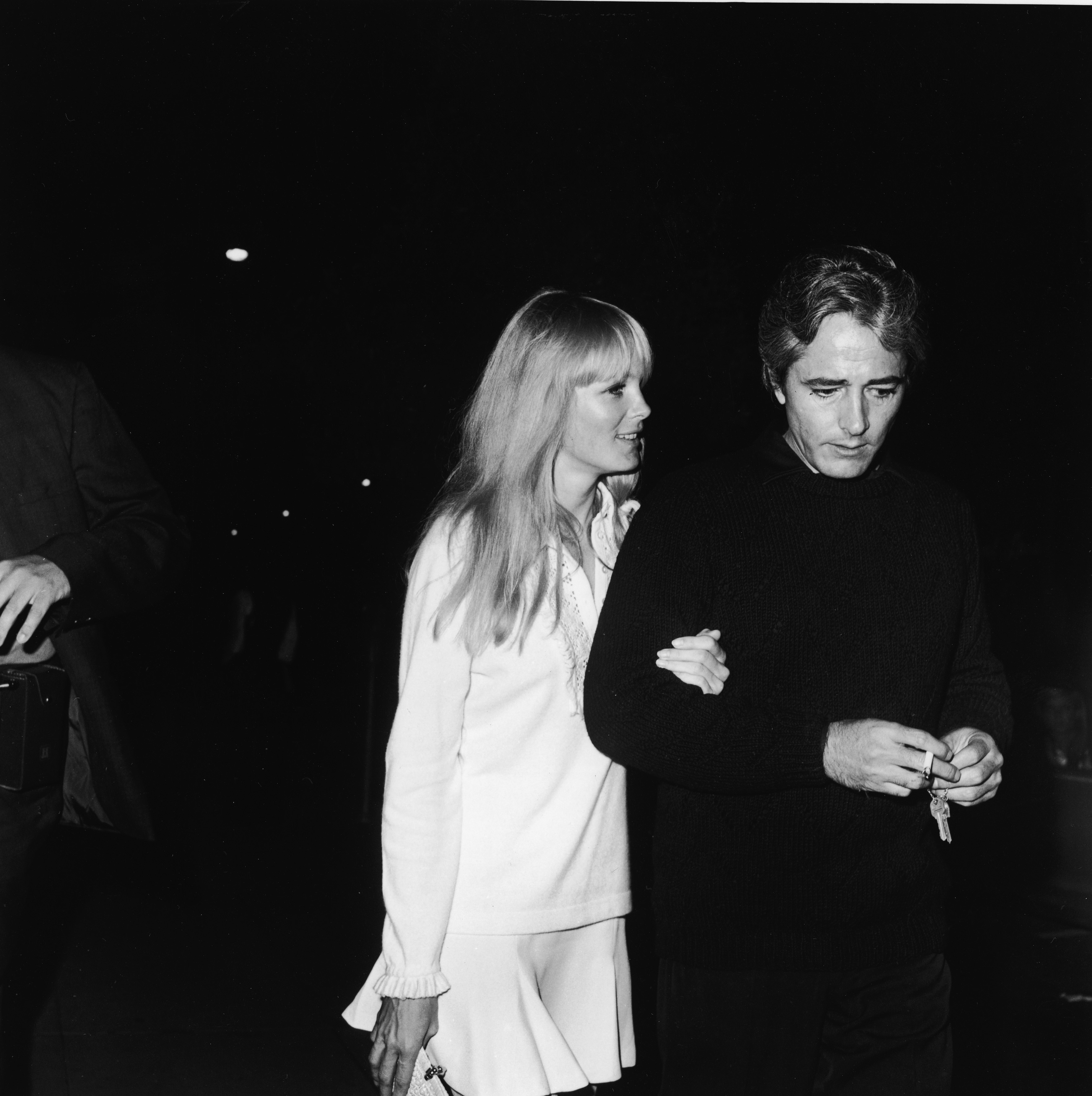 The actress and John Derek at the Daisy Club anniversary party on October 23, 1968 | Source: Getty Images
