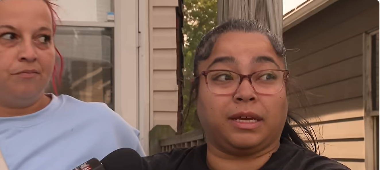 Two women speak with a reporter outside a home as they describe the aftermath of the deadly shooting in Erie, Pennsylvania. One woman appears visibly emotional as she recounts the tragedy that claimed eight lives, leaving relatives and neighbors struggling to process the loss. | Source: YouTube/ CBS Pittsburgh