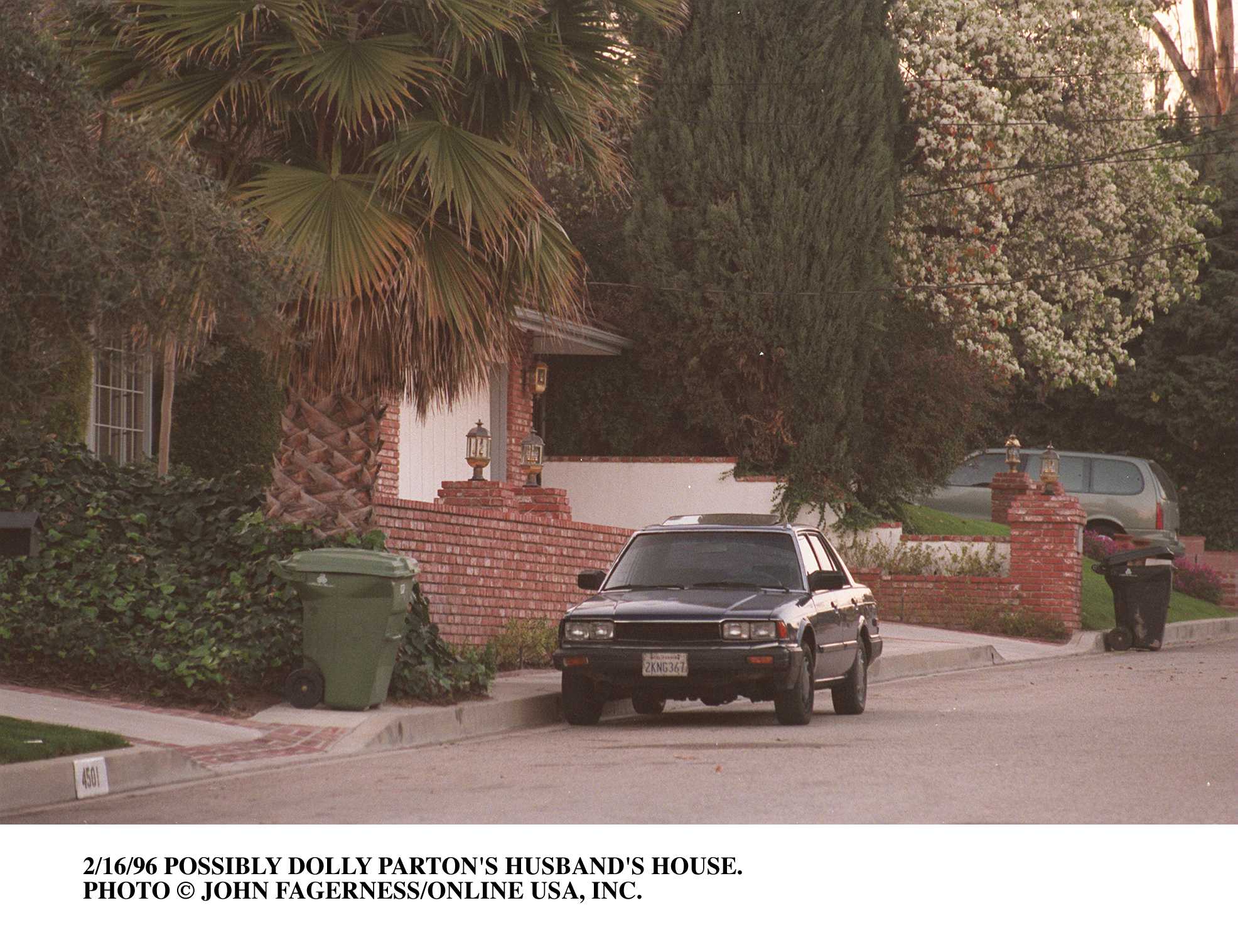 Carl Dean's house photographed on February 16, 1996
