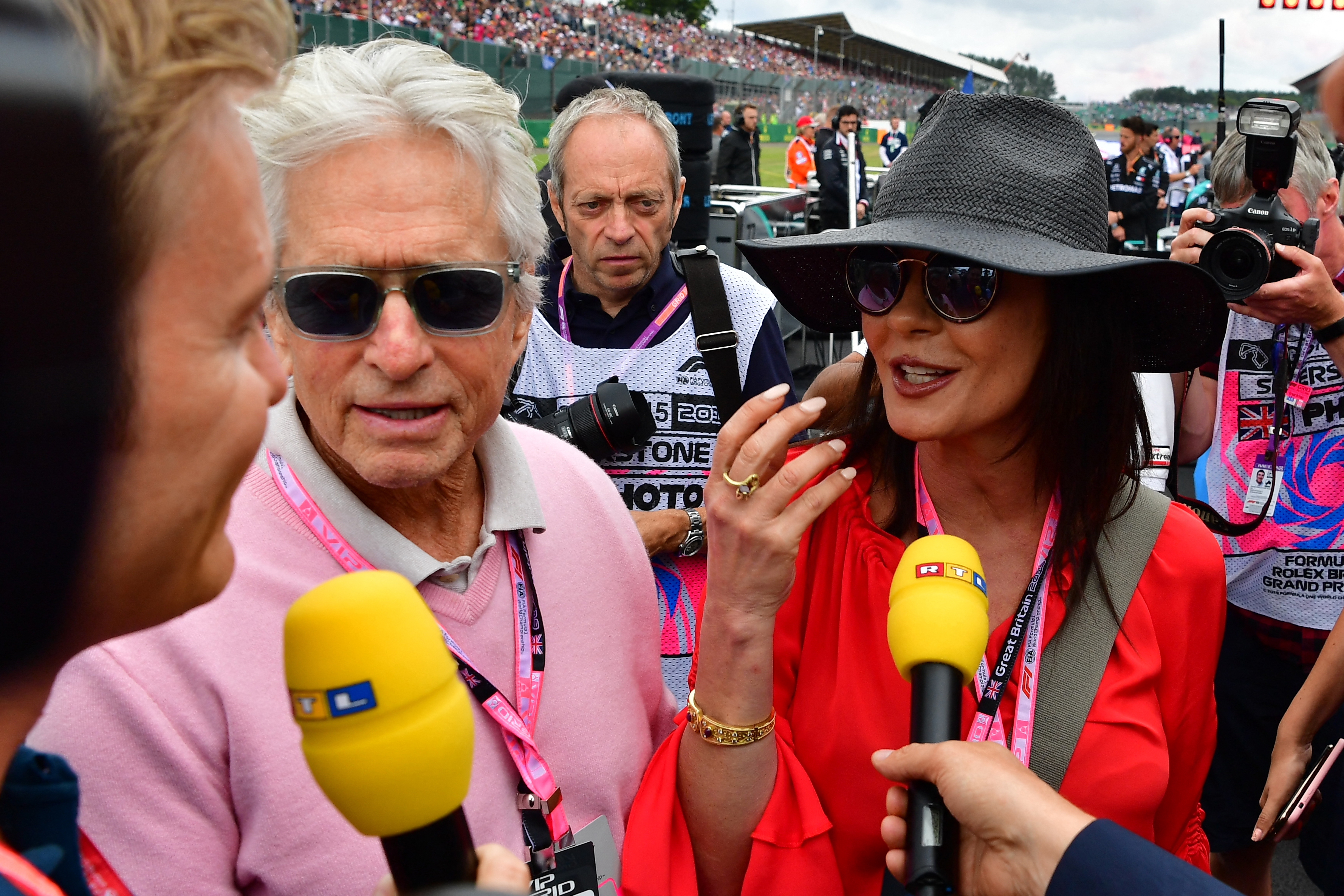 Michael and Catherine attend the British Formula One Grand Prix in 2019. Their life together has stretched across the U.S. and Europe, a pattern that would later factor into their plans to spend less time in New York. | Source: Getty Images