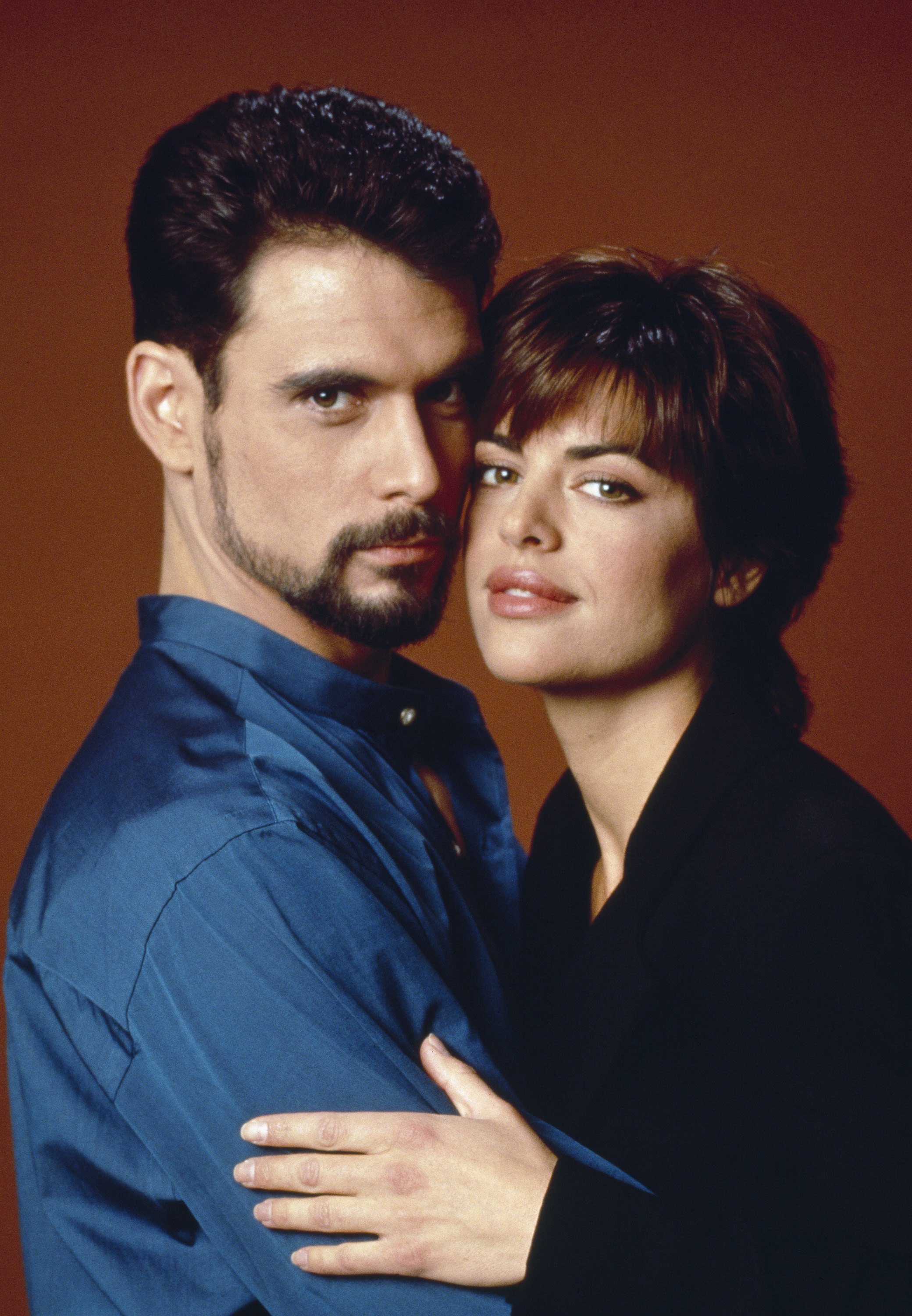 Kelker-Kelly and Rinna were presented to viewers as the romantic pairing of Bo Brady and Billie Reed on "Days of Our Lives." Their chemistry worked on screen, but Rinna later said their relationship behind the cameras was deeply difficult. | Source: Getty Images