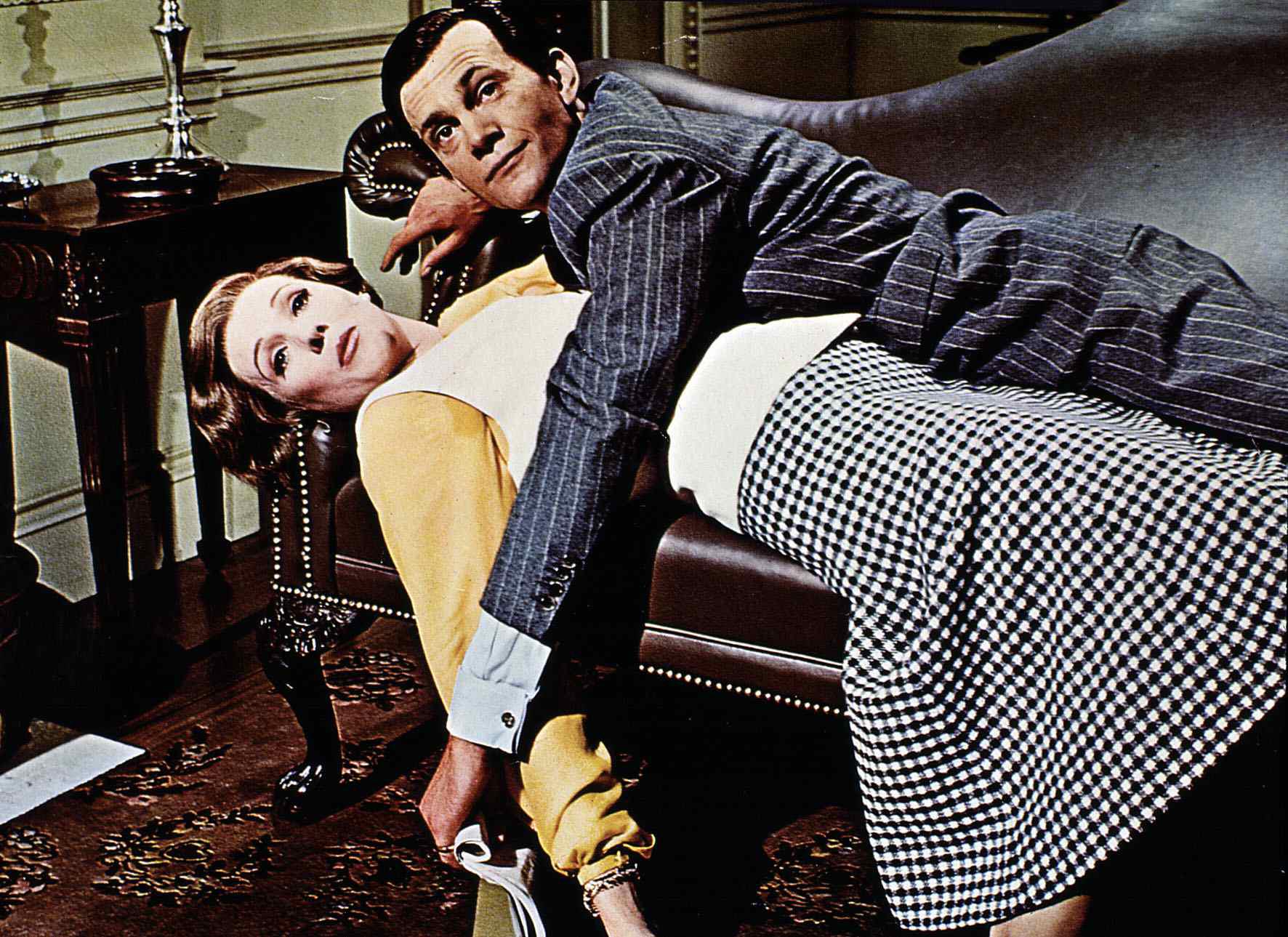 The actress during a scene with Daniel Massey Dank, circa 1967 | Source: Getty Images