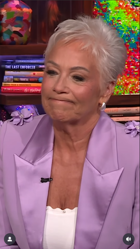 Denise Welch on "Watch What Happens Live!" from a post dated July 24, 2025. | Source: Instagram/bravowwhl