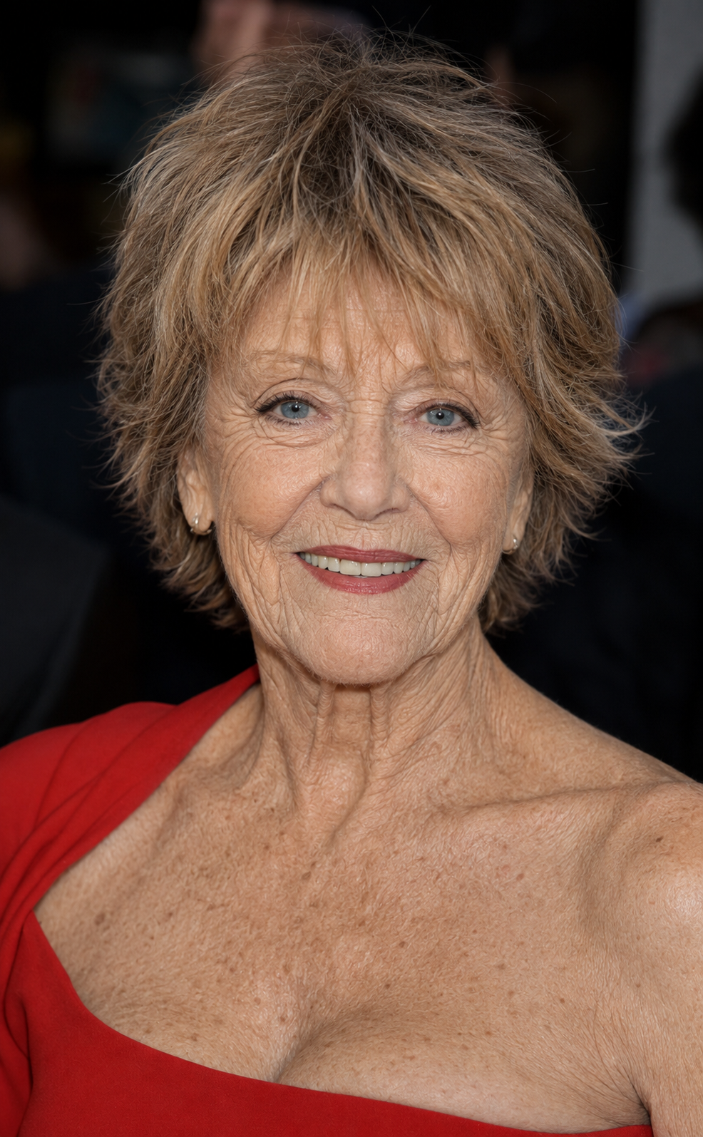 AI visualization imagining Jane Fonda with more pronounced facial lines and natural skin texture while preserving her recognizable smile and hairstyle. | Source: ChatGPT