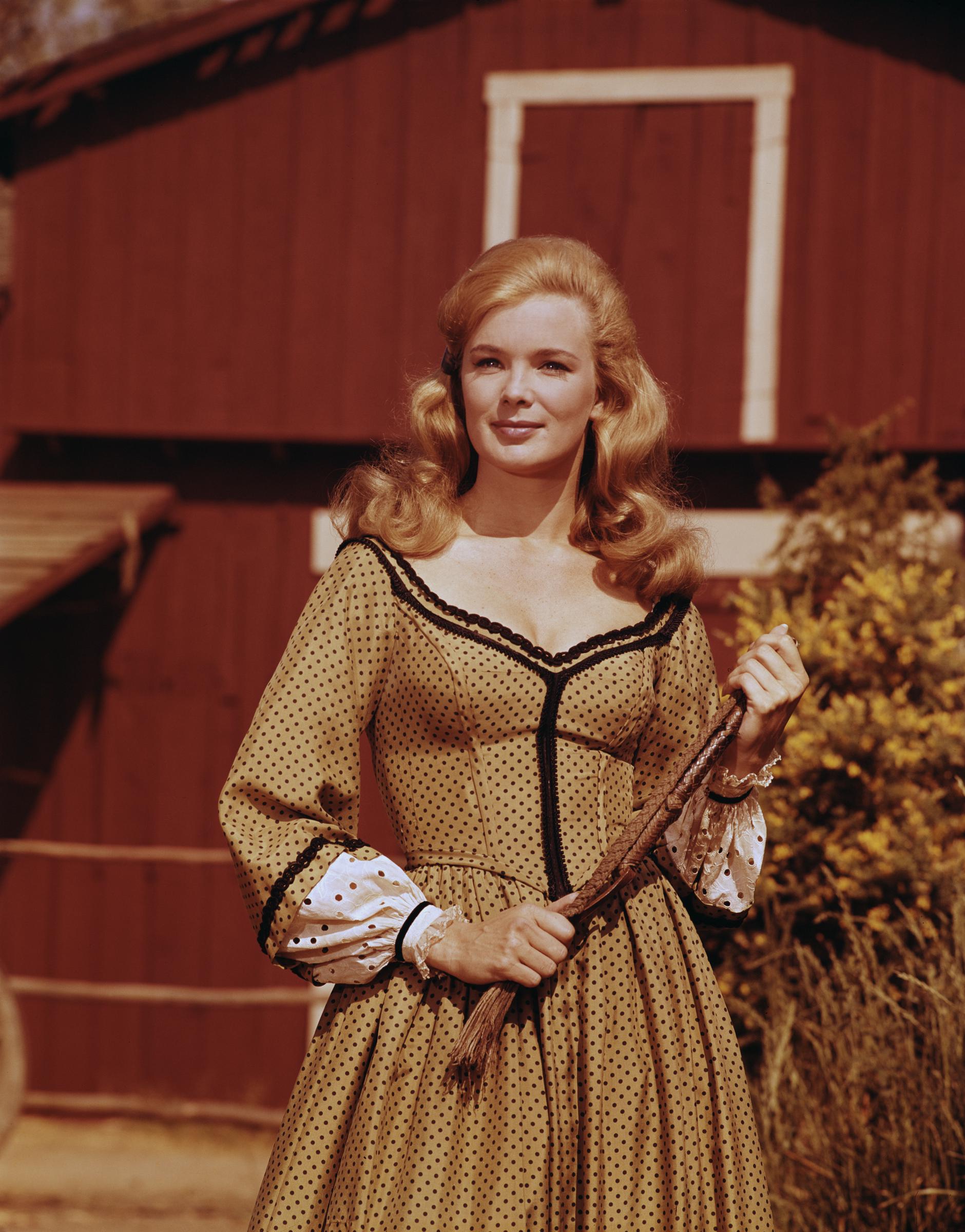The TV star on the set of "The Big Valley," 1965 | Source: Getty Images