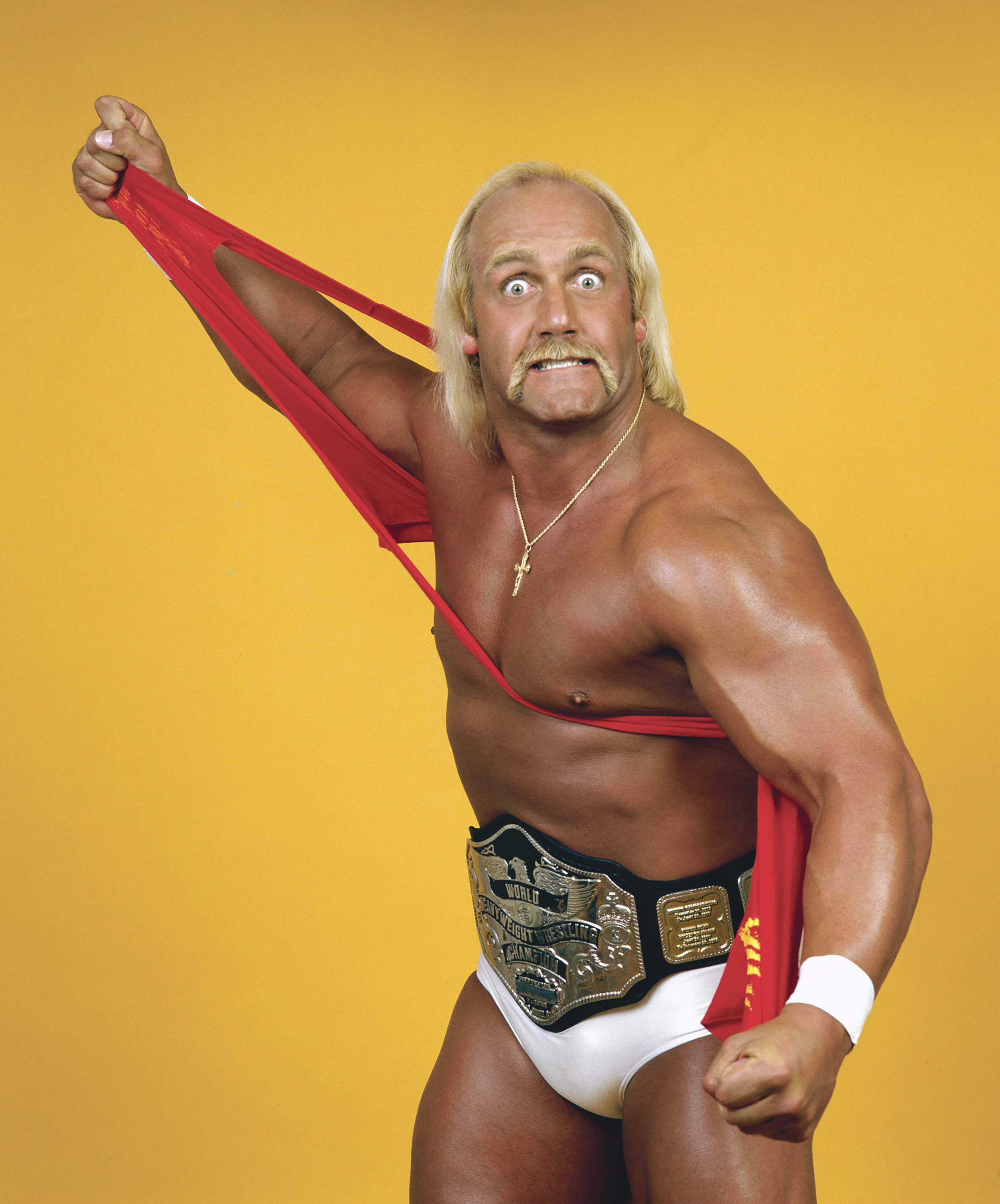 Hulk Hogan in his prime, circa 1985 — long before his second walk down the aisle, when his next wedding would be interrupted by an unexpected clash that brought police to the ceremony. | Source: Getty Images