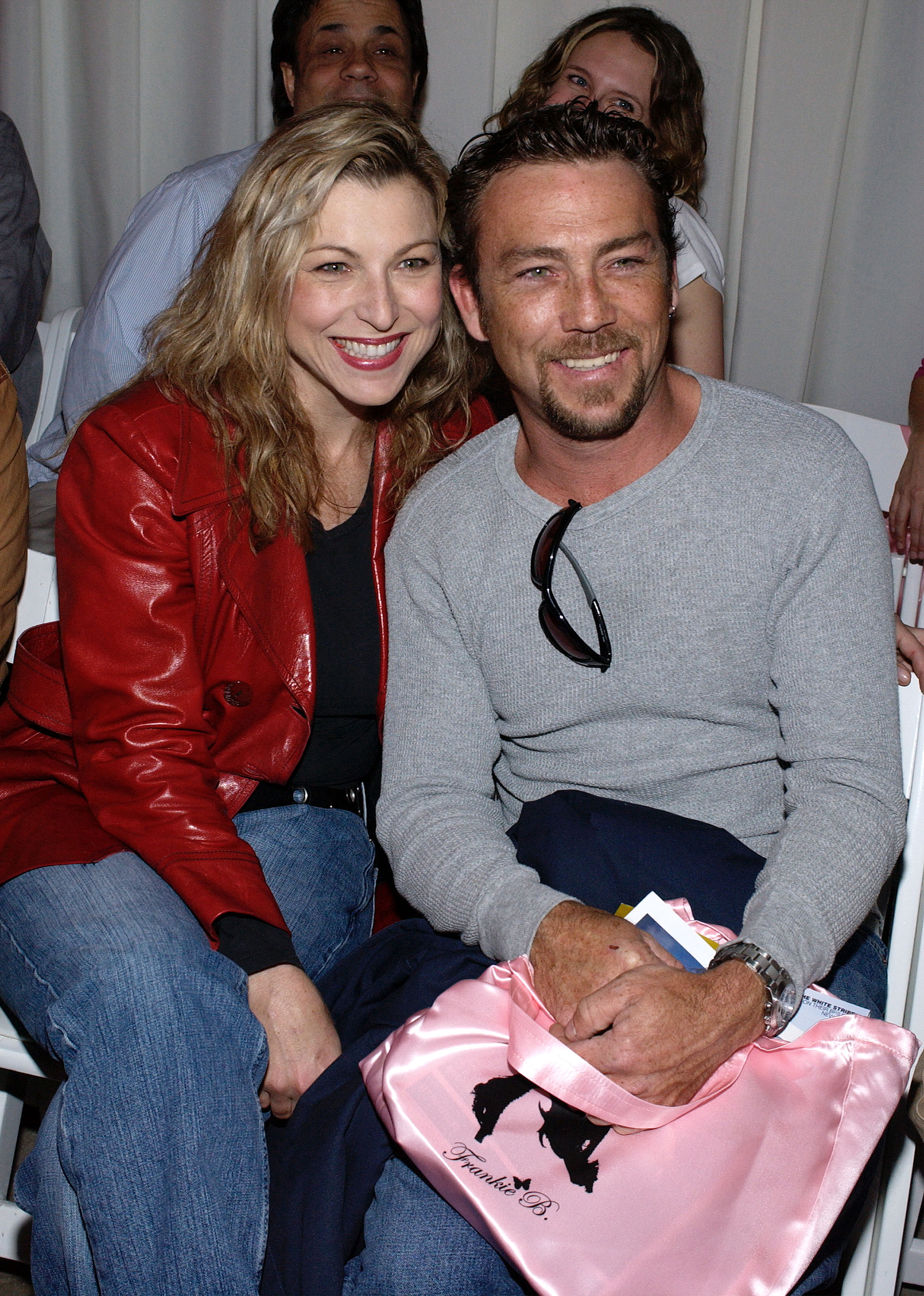 Tatum O'Neal and her brother, Griffin, at the Frankie B Fall 2003 preview during the Mercedes-Benz Shows LA fashion week in Los Angeles, California. | Source: Getty Images