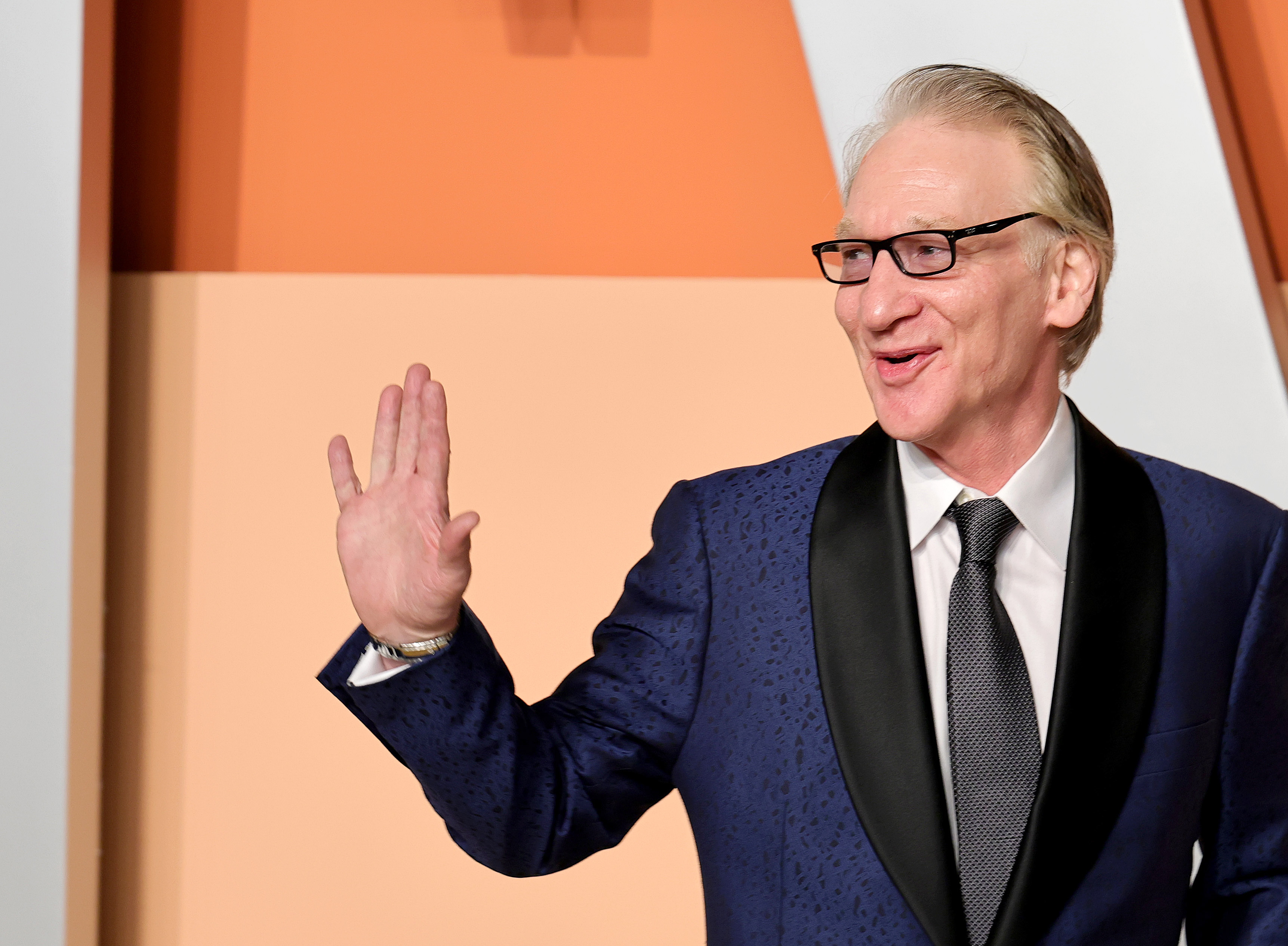 Bill Maher at the 2025 Vanity Fair Oscar Party on March 2 in Beverly Hills, California. | Source: Getty Images