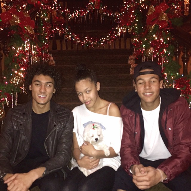 Tyler, Truly, and Truice Young, from a post dated December 25, 2014 | Source: Instagram/truiceyoung