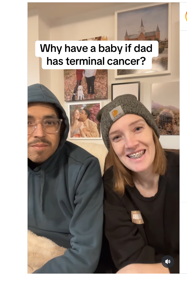 Tanner and Shay Martins explain their decision to have a baby despite Tanner having terminal cancer, from a video post dated February 26, 2025 | Source: Instagram/tannerandshay
