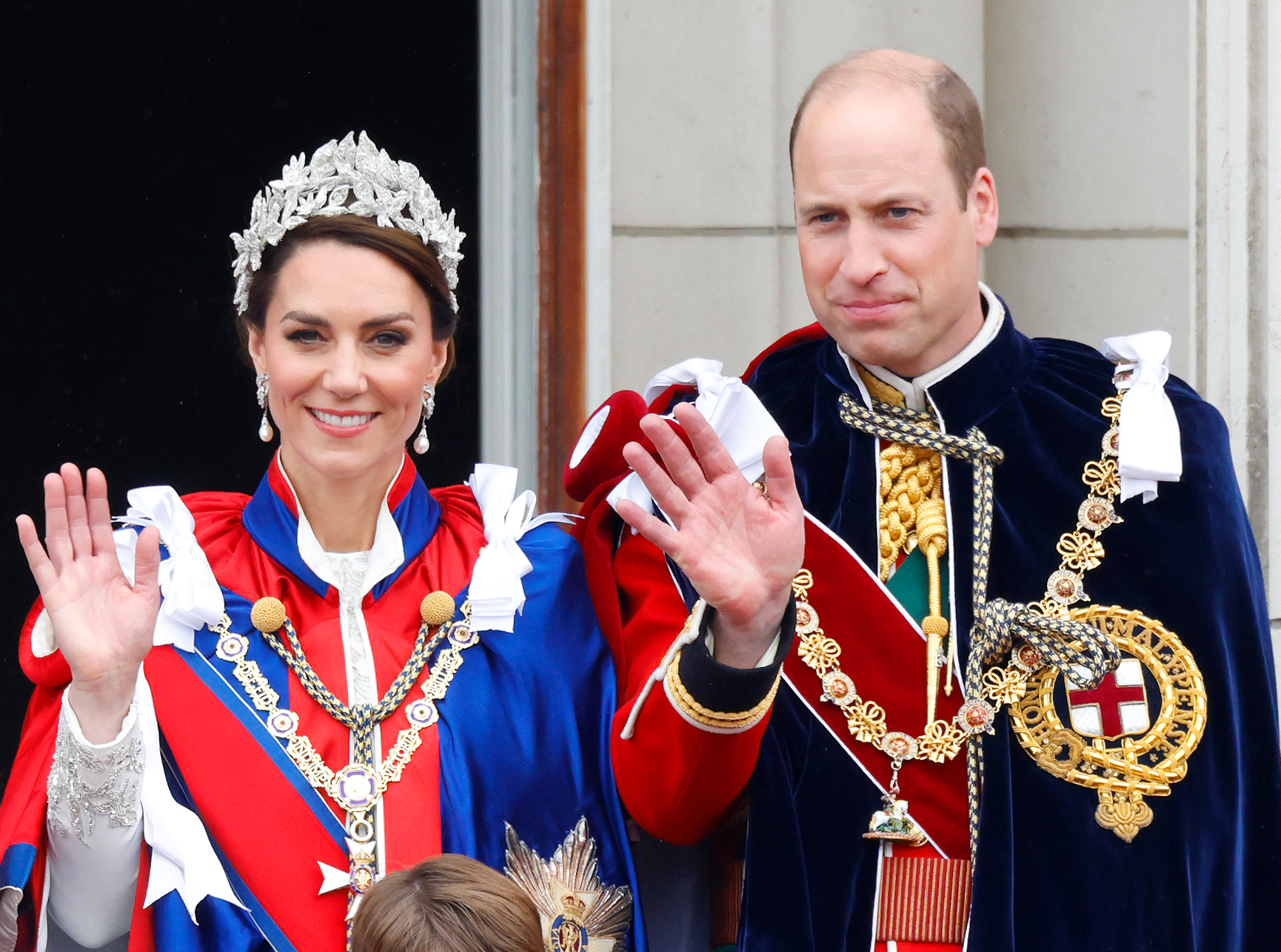 William and Catherine appeared at Buckingham Palace following the coronation of King Charles III in May 2023, months after becoming the Prince and Princess of Wales. Their new titles also marked a change from the Cambridge name the family had used for years. | Source: Getty Images