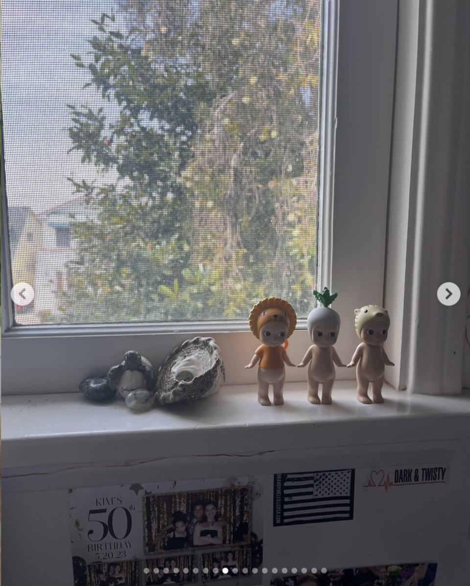 Small keepsakes and a family photo sat on Fiona’s windowsill before the fire; the room and everything left inside were later destroyed. | Source: Instagram/ Mabel Lowe