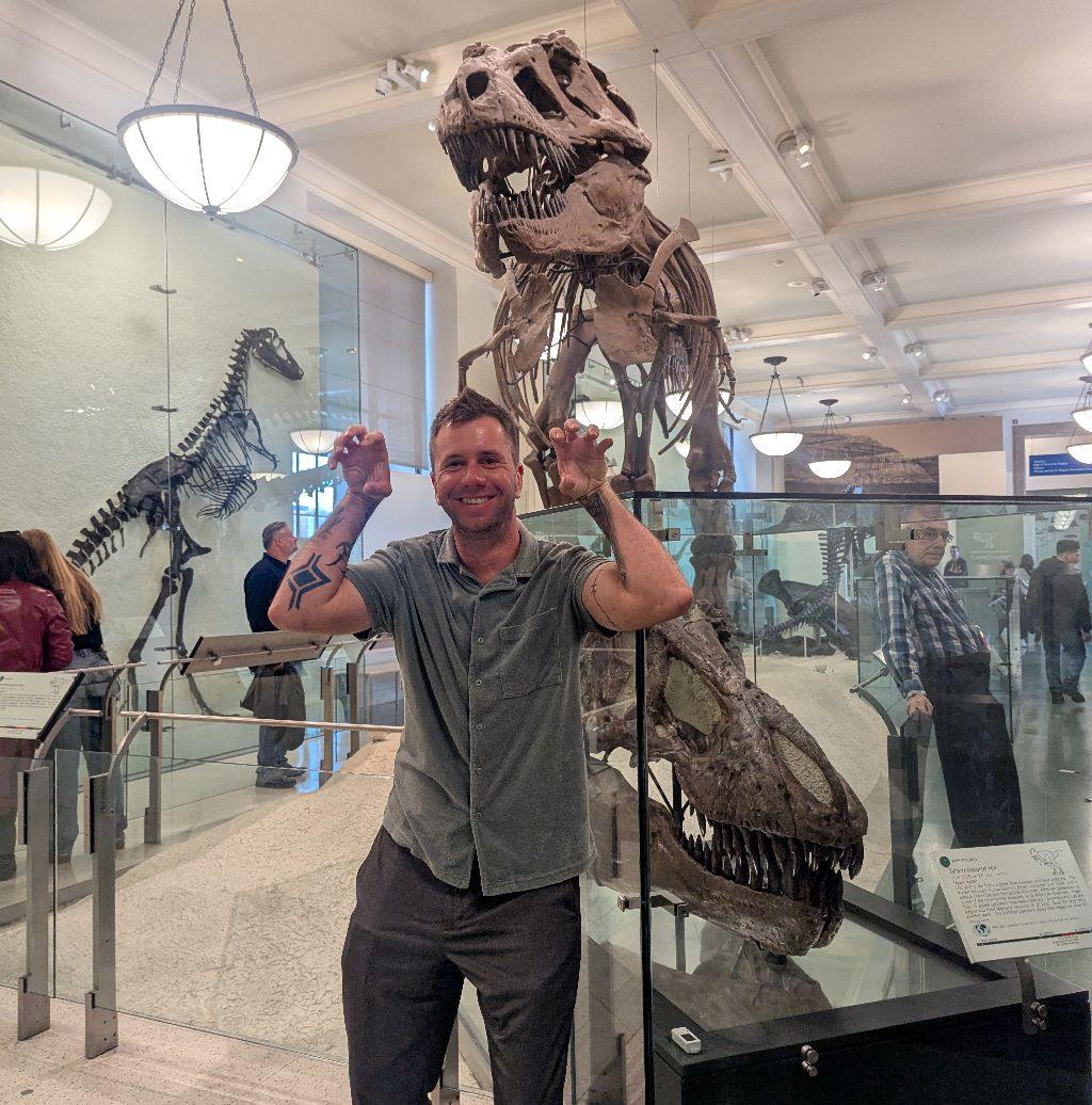Anthony Pollio in a museum, from a photo dated October 26, 2025 | Source: Facebook/Anthony Pollio