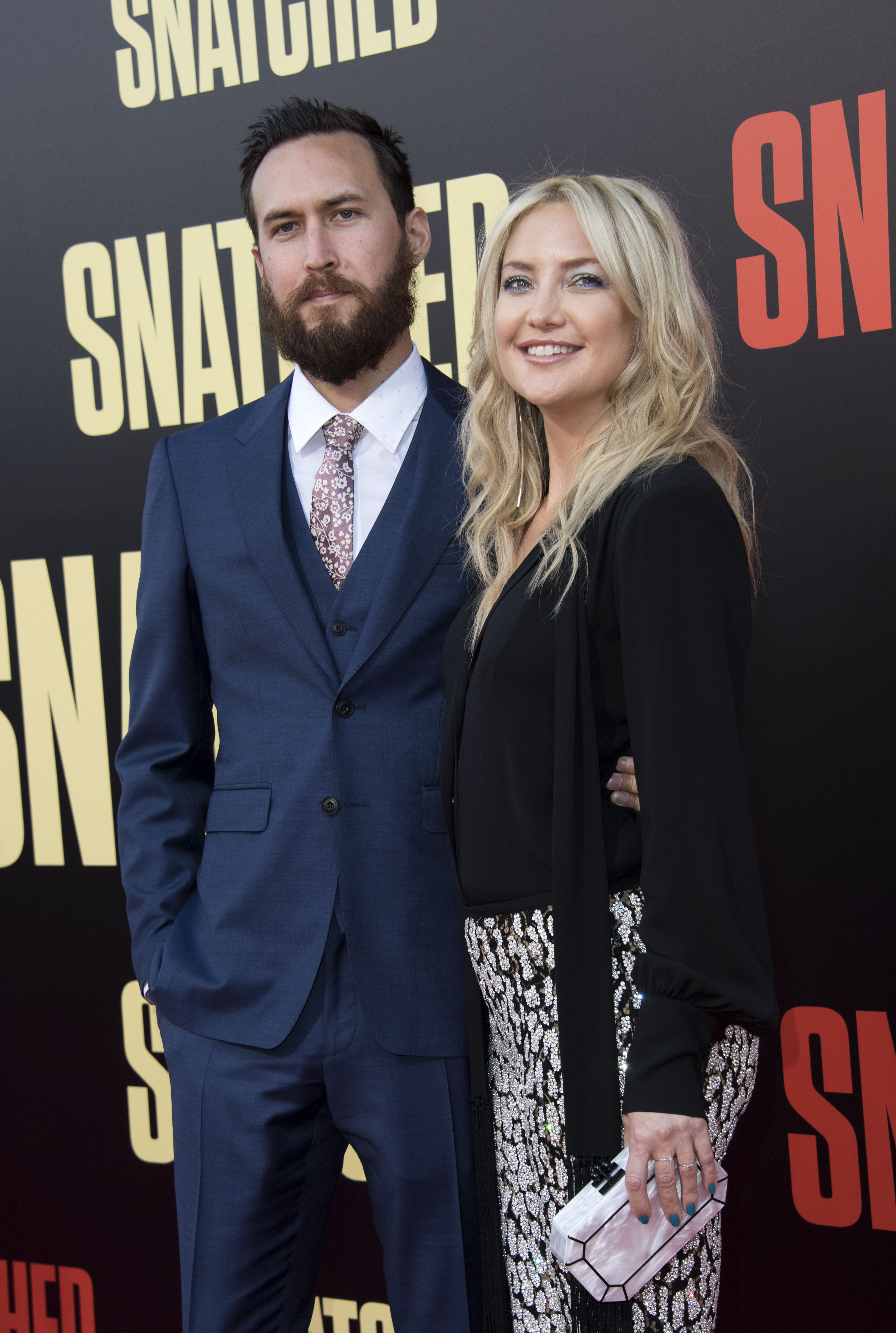 Danny Fujikawa and Kate Hudson at the world premiere of "Snatched" on May 10, 2017, in Westwood, California. | Source: Getty Images
