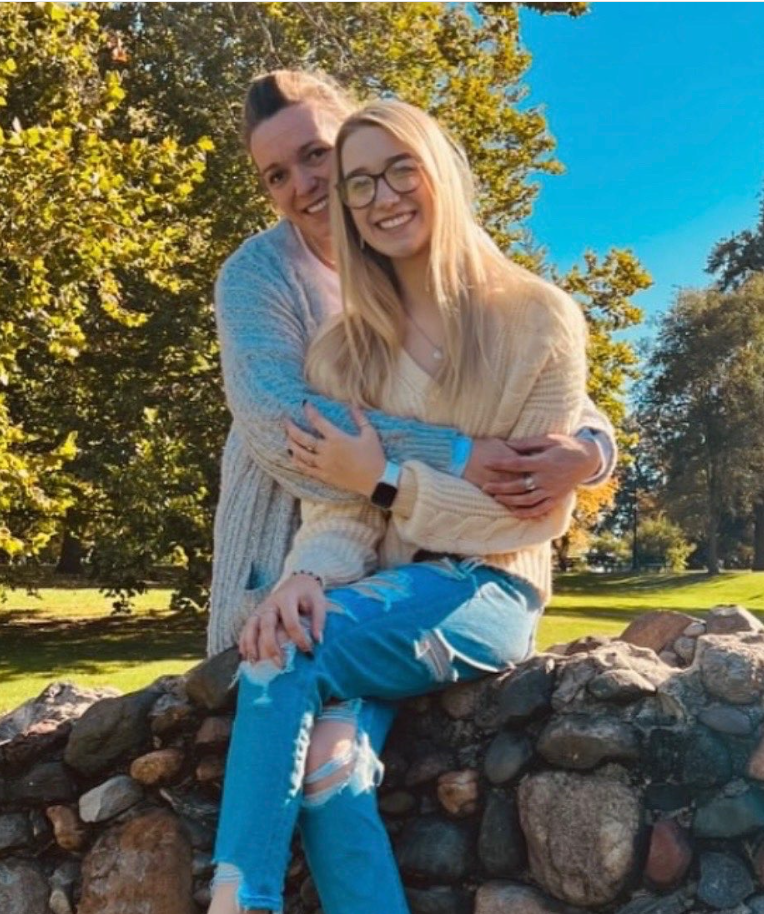 Two members of the family pose together in an undated photo. The two individuals were among those killed in the Muscatine, Iowa, shooting spree that claimed six relatives and left one surviving sibling. | Source: GoFundMe