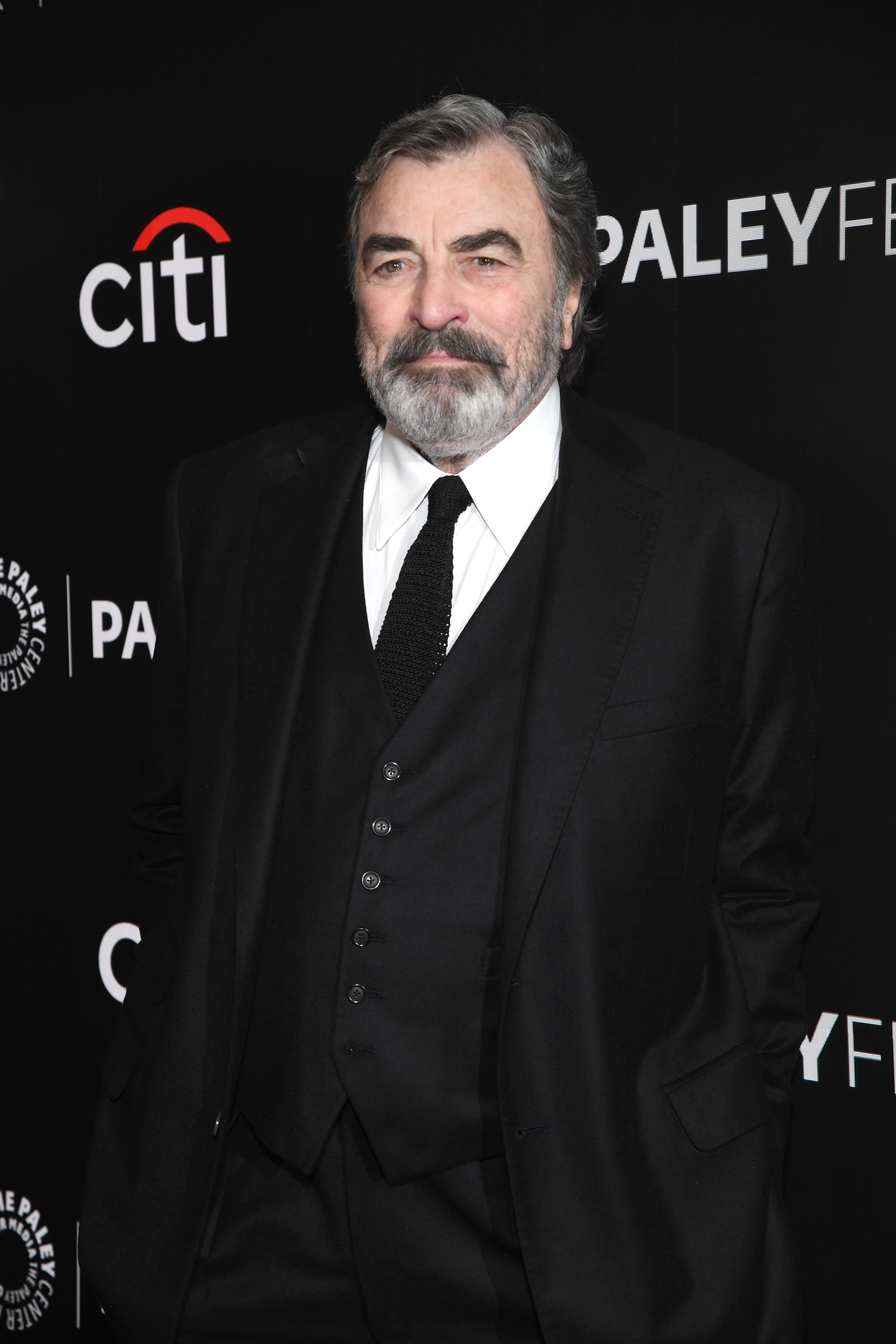 Tom Selleck attends "Blue Bloods" during PaleyFest at The Paley Museum in New York City on October 17, 2024 | Source: Getty Images