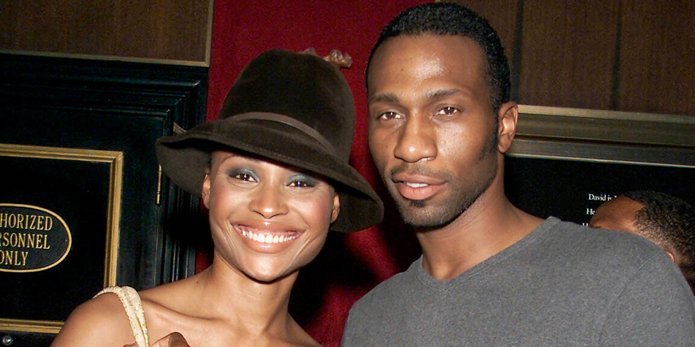 Cynthia Bailey and Leon Robinson. | Source: Getty Images