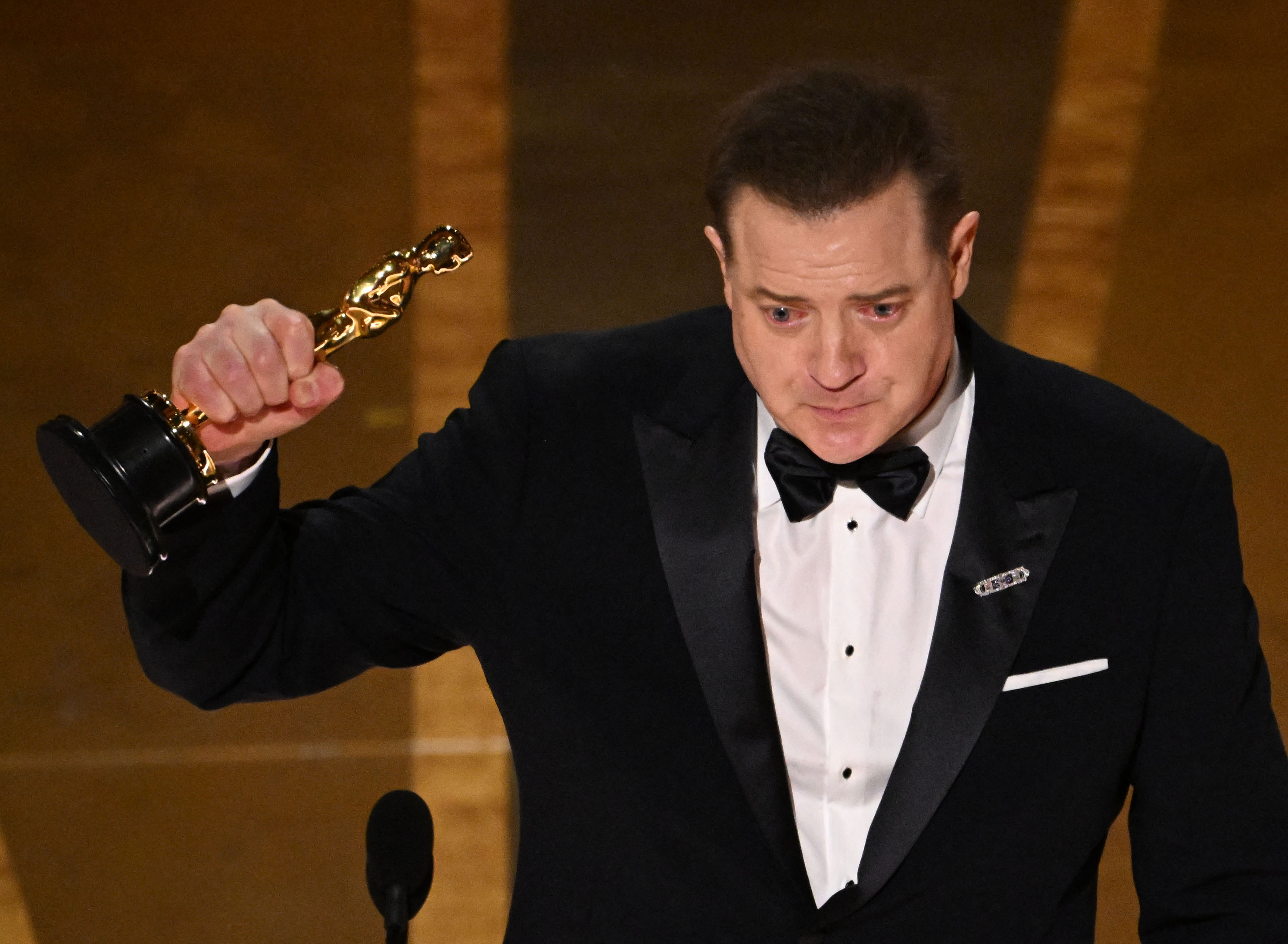 Fraser won the Best Actor Oscar in a category that also included Austin Butler, Colin Farrell, Bill Nighy, and Paul Mescal. | Source: Getty Images