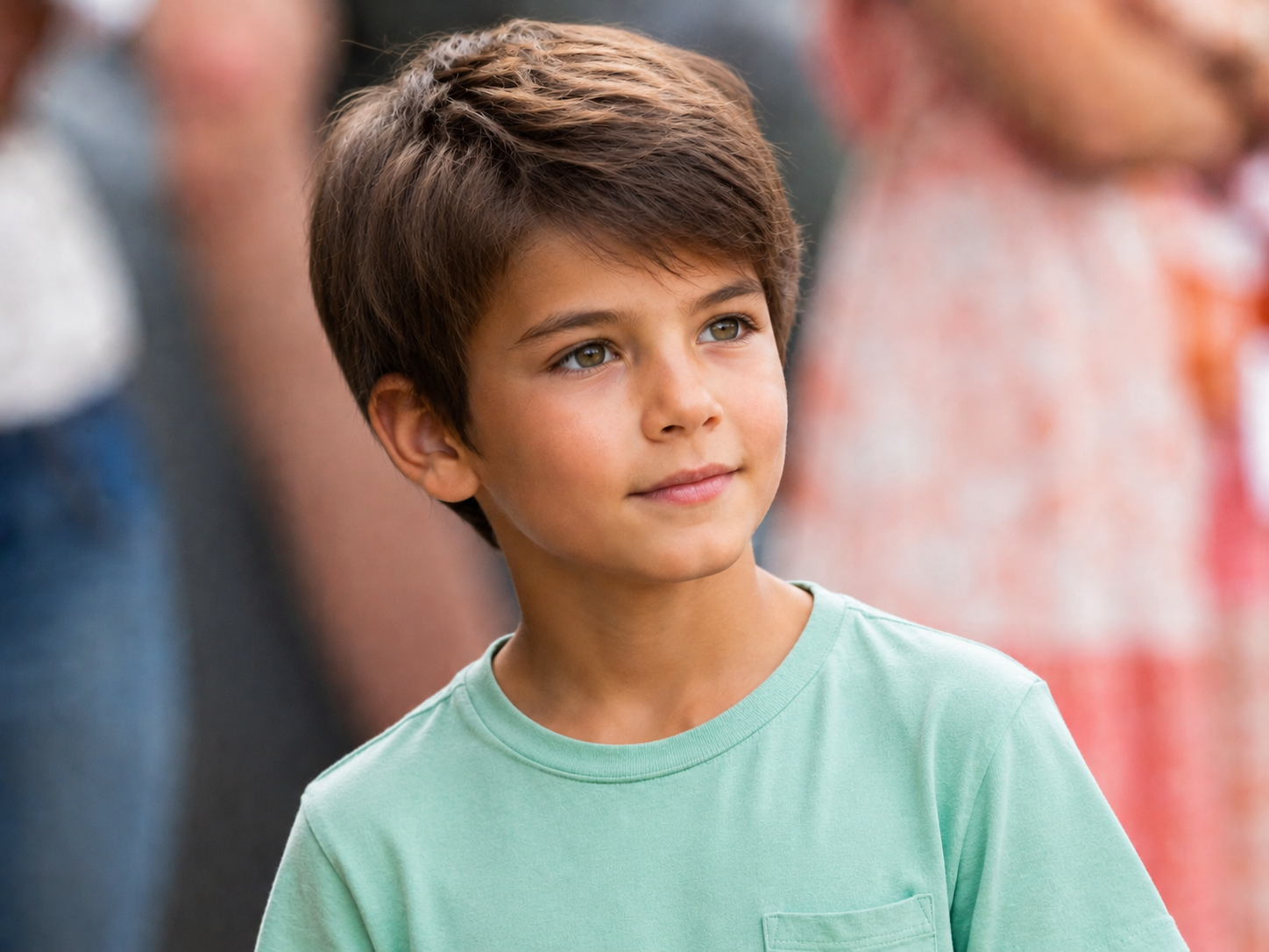 Computer-generated portrait showing the imagined boy as he transitions from childhood into adolescence. | Source: ChatGPT