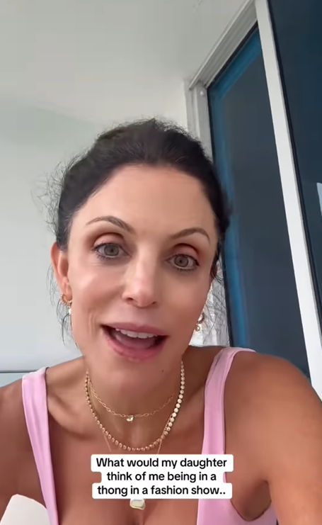 Bethenny Frankel talking about her daughter's response to her Sports Illustrated runway show, dated June 1, 2025 | Source: Instagram/bethennyfrankel