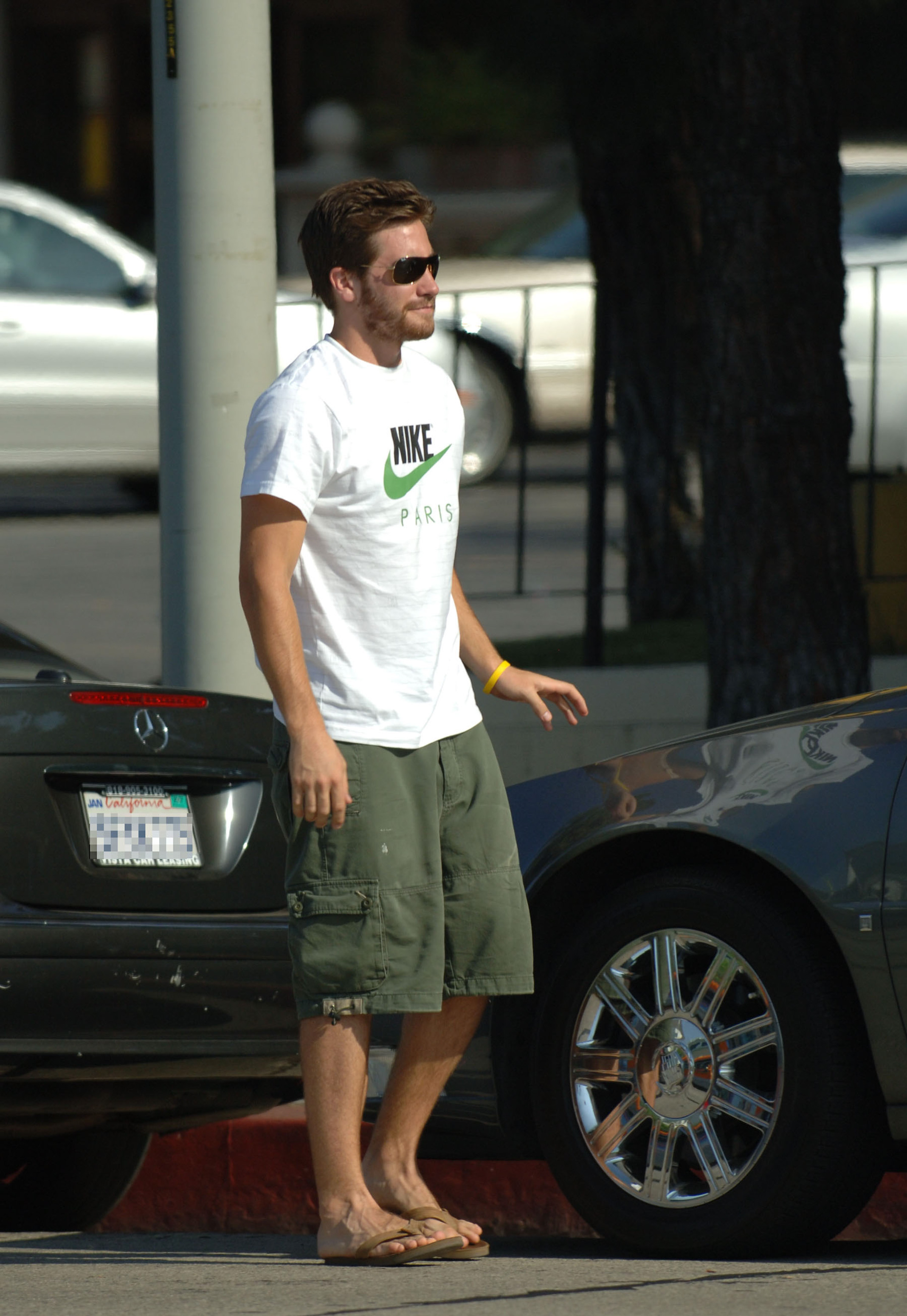 Jake Gyllenhaal was photographed during an outing in Los Angeles on July 29, 2006, showing the naturally lean frame audiences had come to associate with many of his early film roles. Nearly a decade before "Southpaw," the actor had yet to undergo the dramatic physical transformation that would see him pack on muscle to portray champion boxer Billy Hope.