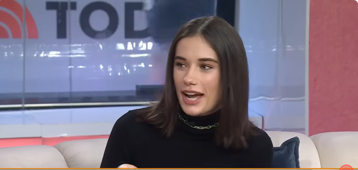 Ella Travolta, as seen from a video post dated November 8, 2024. | Source: YouTube/Today