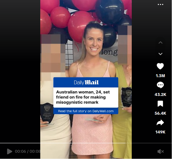 Corbie Jean Walpole, from a post dated May 22, 2025 | Source: Tiktok/@dailymail