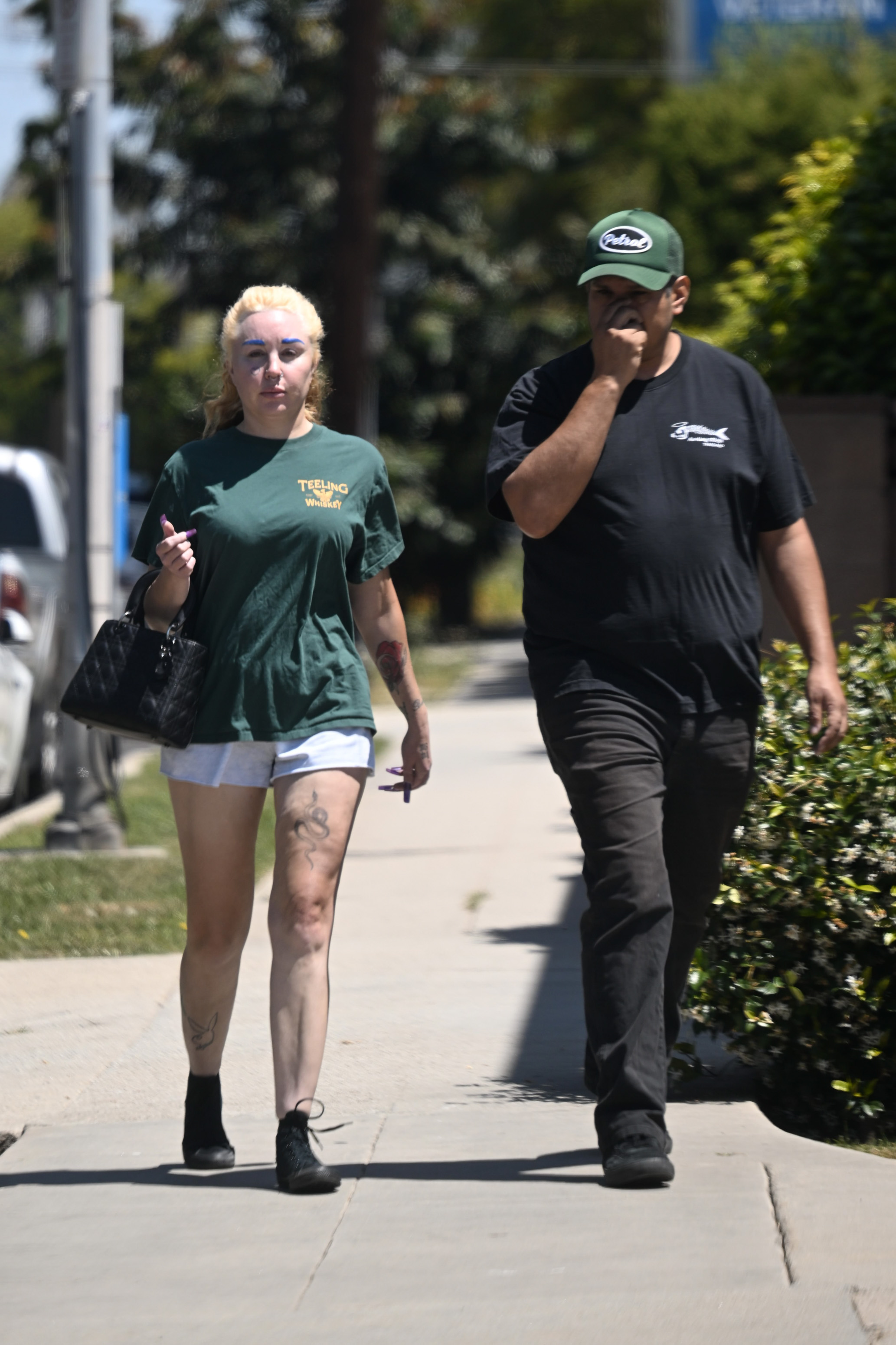 Amanda Bynes is seen with Zachary Khan on April 20, 2026 in Los Angeles, California. | Source: Getty Images