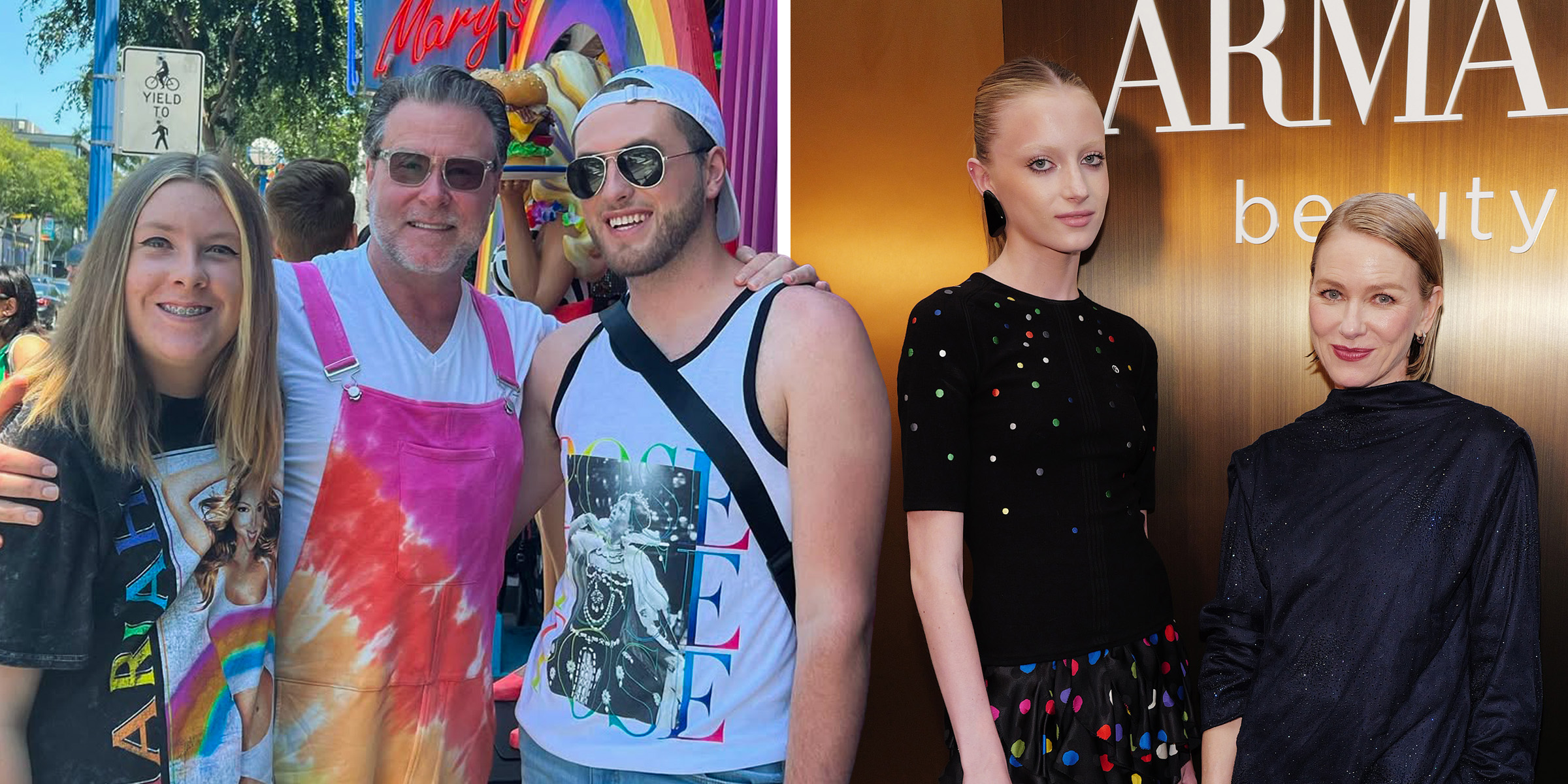Liam, Dean, and Jack McDermott | Kai Schreiber and Naomi Watts | Source: Instagram/imdeanmcdermott | Getty Images