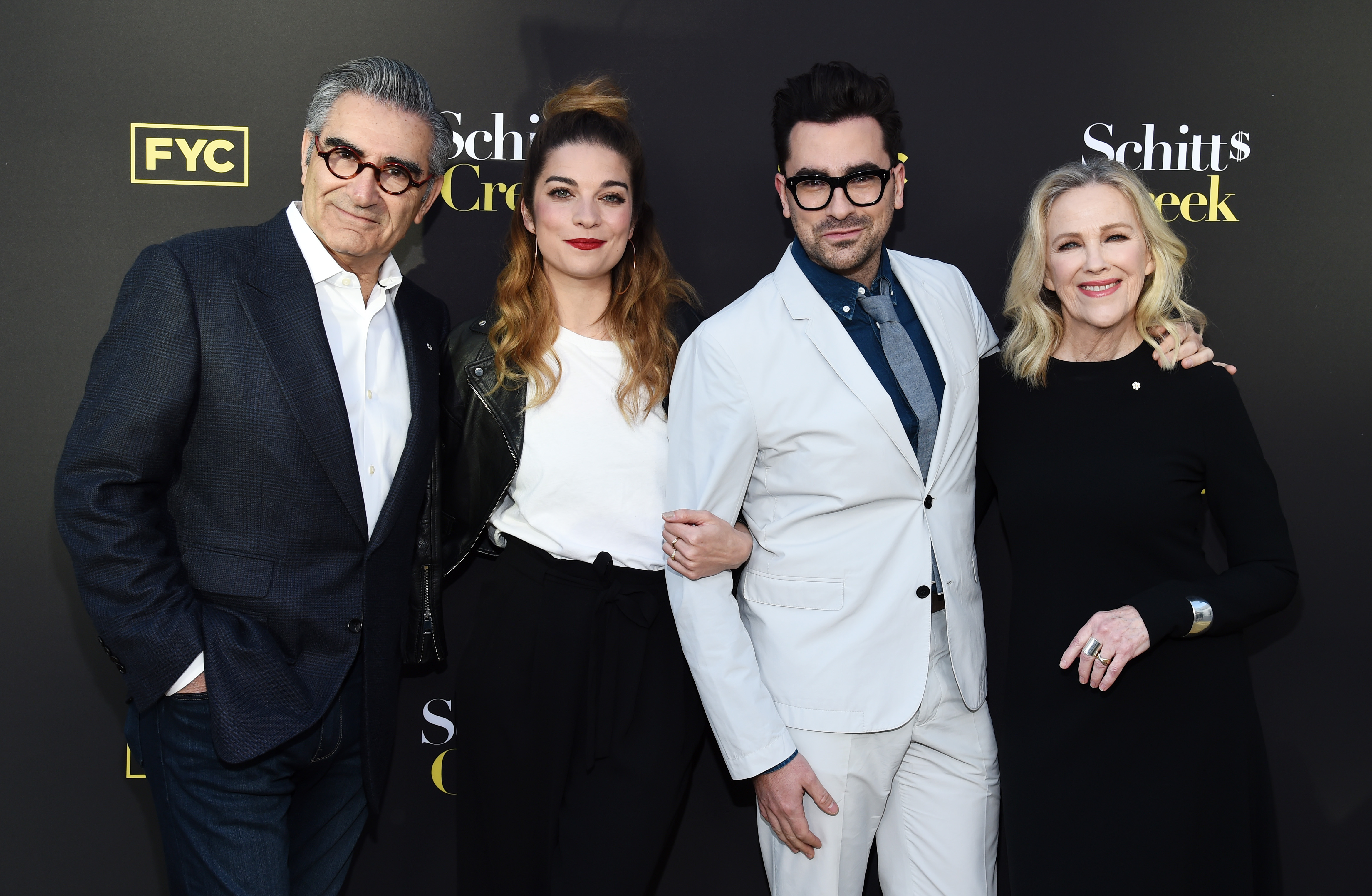 O'Hara's "Schitt's Creek" family became one of the most beloved ensembles on television, with Eugene Levy, Annie Murphy, and Dan Levy helping bring the Roses to life. Years later, her on-screen children would be among those remembering just how much she meant to them beyond the series. | Source: Getty Images