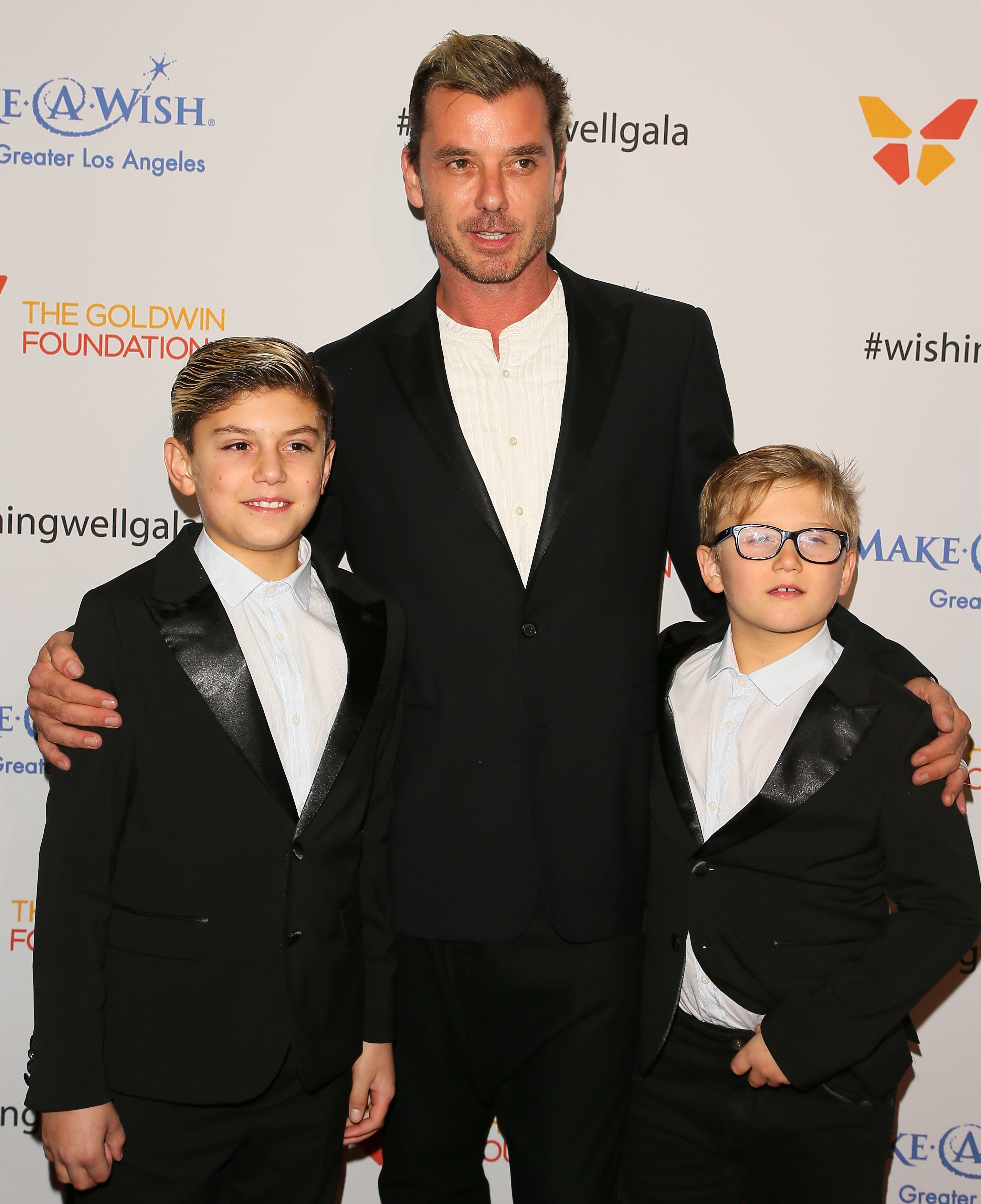 Gavin Rossdale enjoyed a special family outing with his sons Kingston Rossdale and Zuma Rossdale as they attended the 4th Annual Wishing Well Winter Gala on December 7, 2016, in Los Angeles, California. | Source: Getty Images
