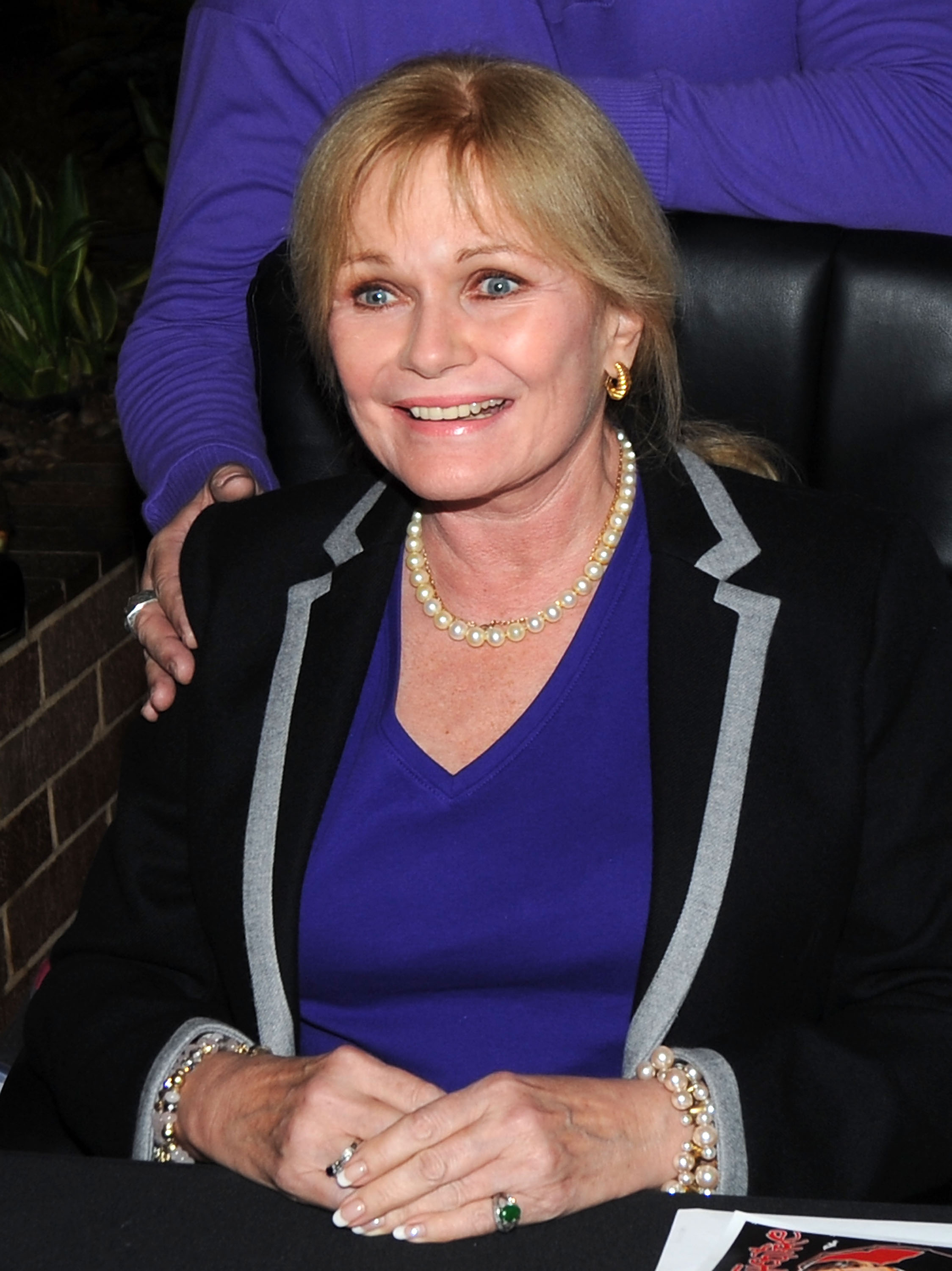 Valerie Perrine attends the Chiller Theatre Expo at the Hilton Parsippany on October 29, 2011, in Parsippany, New Jersey.