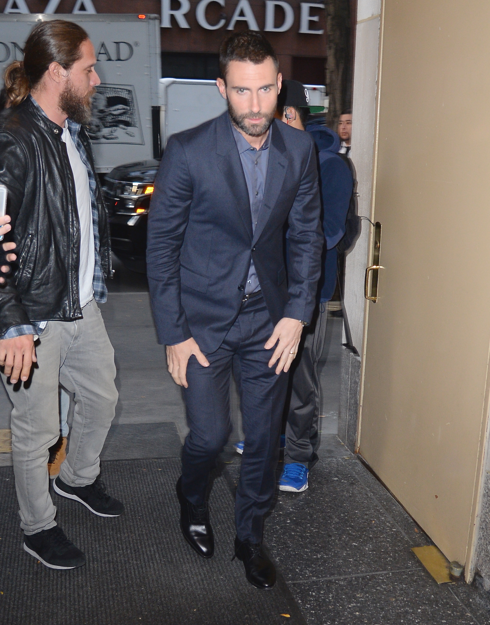 Adam Levine steps out in New York City in 2015 as his latest return to The Voice puts a familiar face back at the center of the coaching panel. | Source: Getty Images
