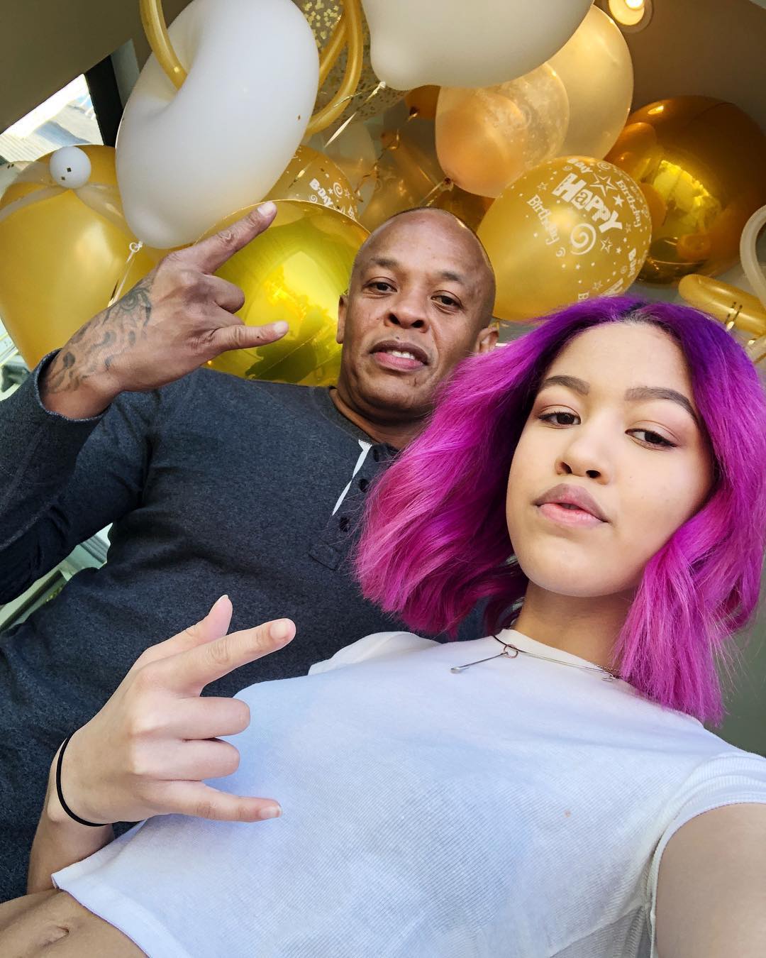 Dr. Dre and Truly Young in a post dated February 19, 2018 | Source: Instagram/drdre