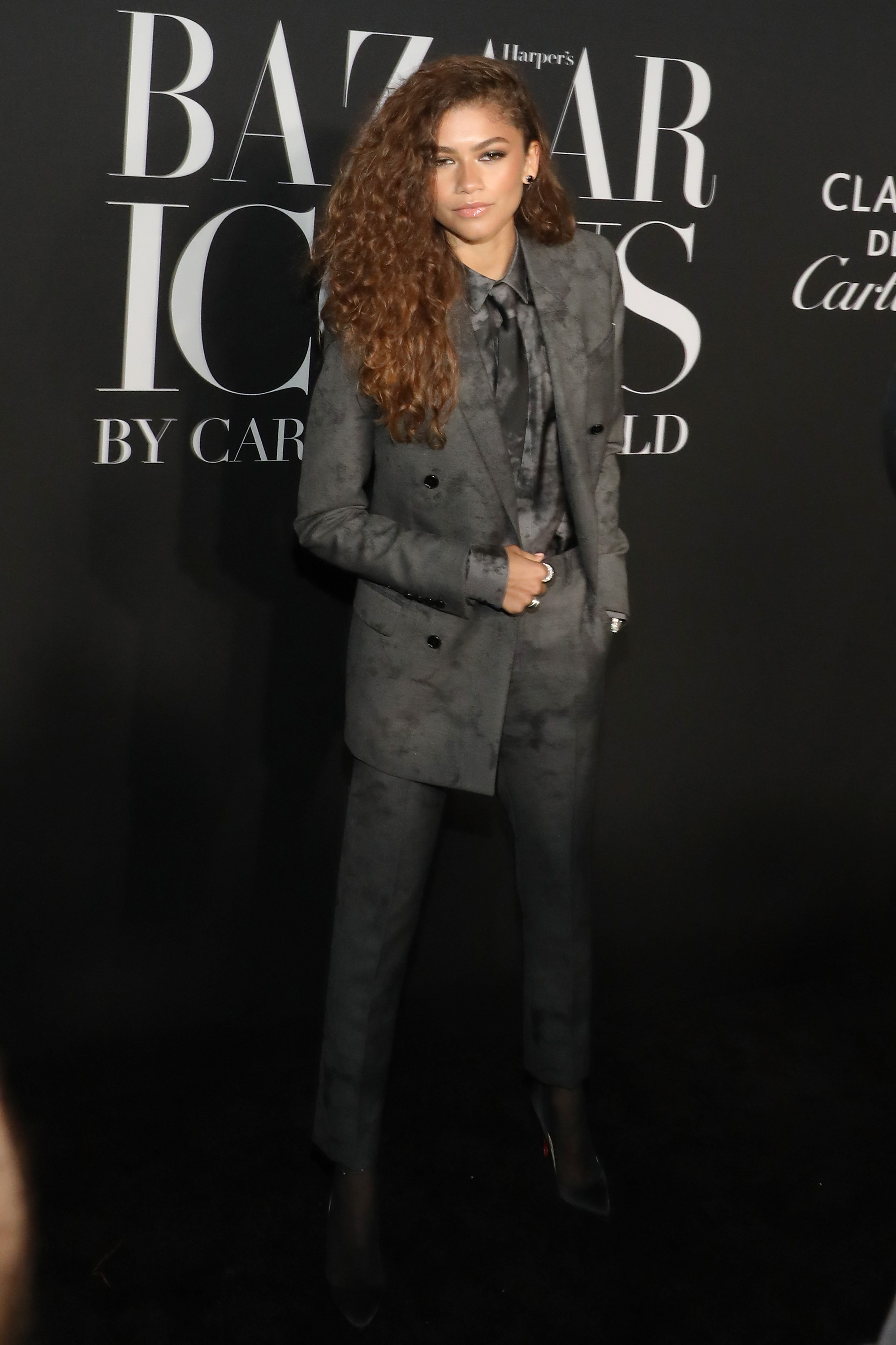 Zendaya arrives at the Harper's Bazaar Icons party in New York City on September 6, 2019 | Source: Getty Images