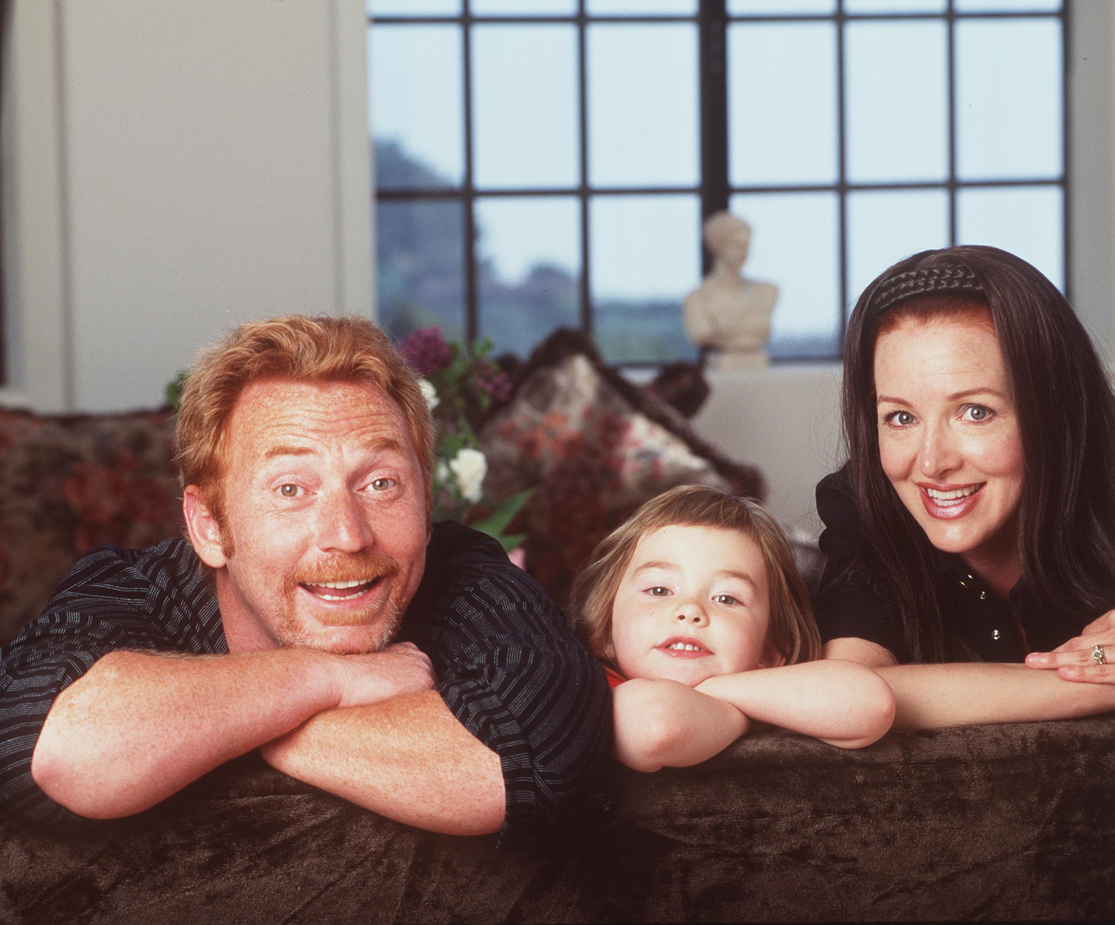 Danny Bonaduce photographed with his family in their Hollywood Hills home in 1999. | Source: Getty Images