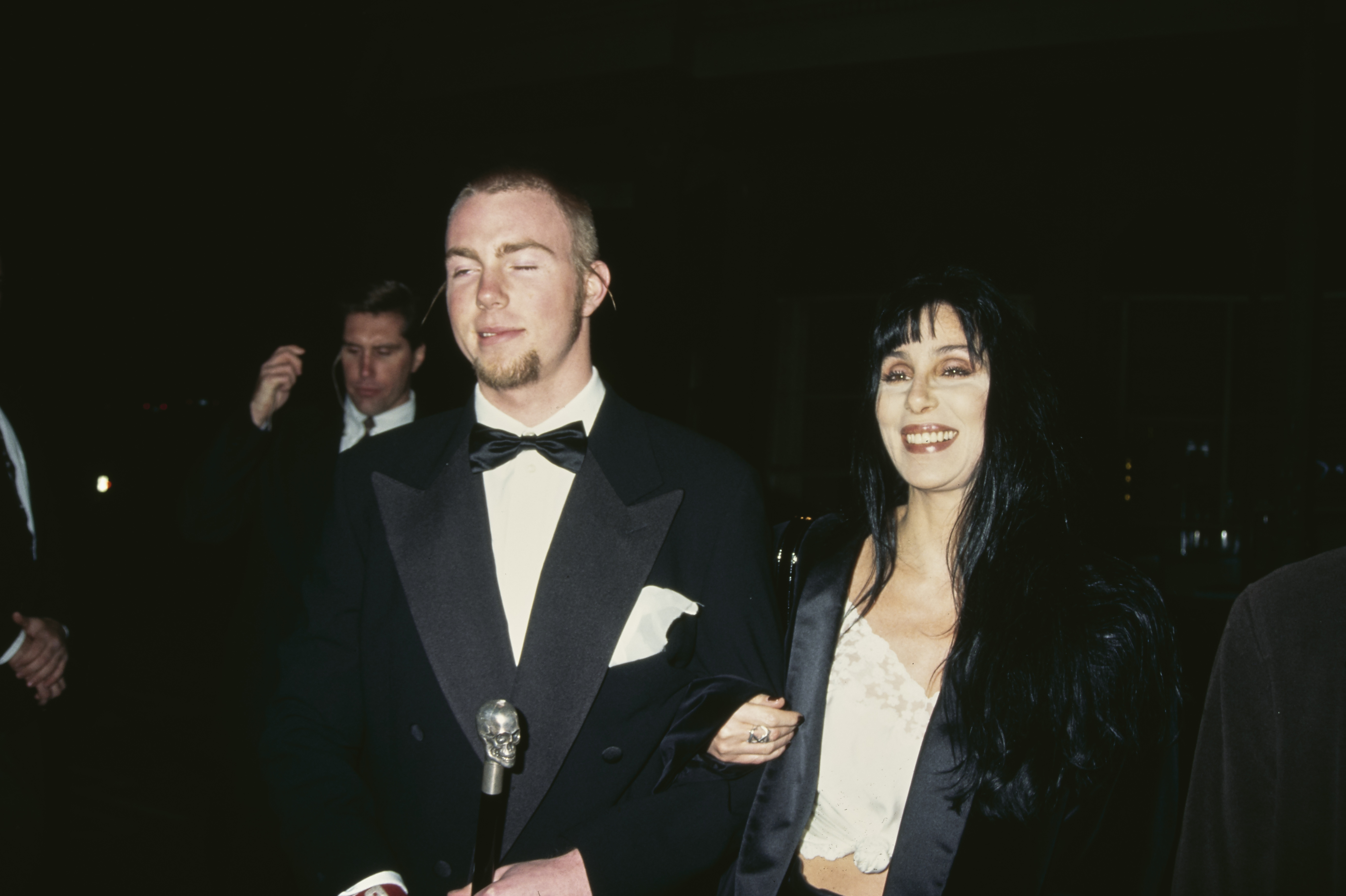 Elijah Blue Allman and Cher attend the 5th Annual Fire and Ice Ball in Century City, California, on December 7, 1994 | Source: Getty Images