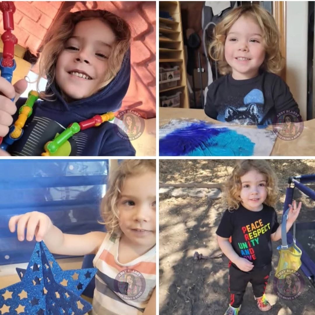 Four childhood photos capture Rhoam Summer, 5, smiling, playing, and making crafts. In one, he wears a T-shirt reading “Peace, Respect, Unity and Love.” | Source: Facebook/Marilyn Johnson King