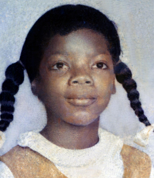 The legendary TV host as a young girl in a throwback photo posted on May 5, 2021 | Source: Instagram/oprah