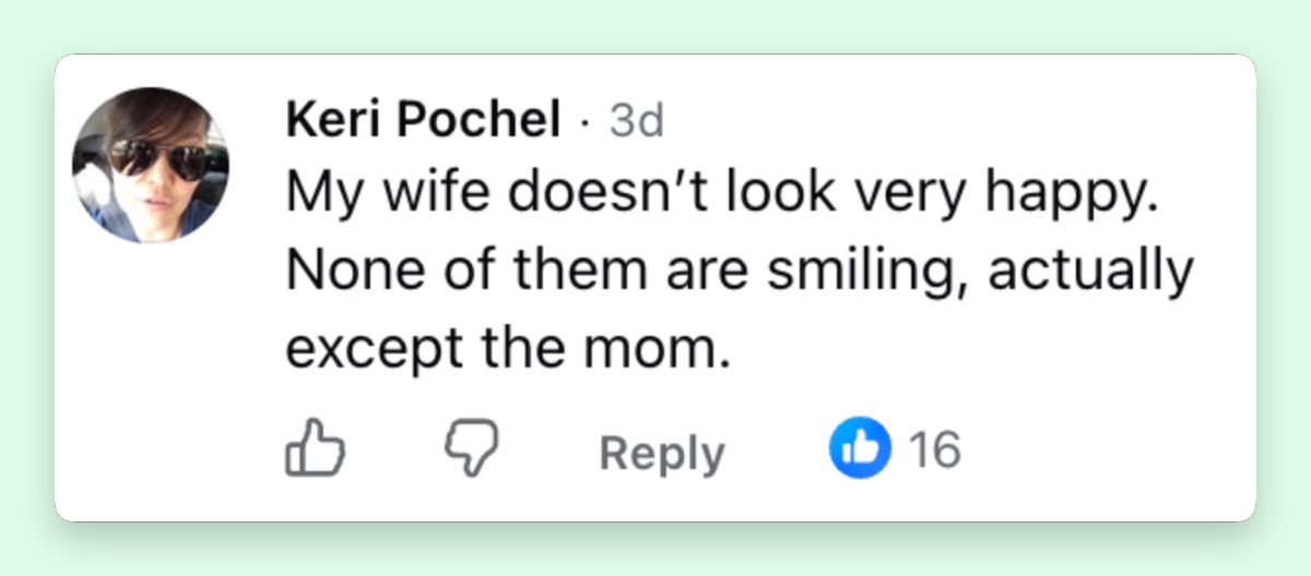 he viewer singled out Kay as the exception in the group, noting that the 94-year-old appeared noticeably more cheerful than the relatives around her. | Source: Getty Images