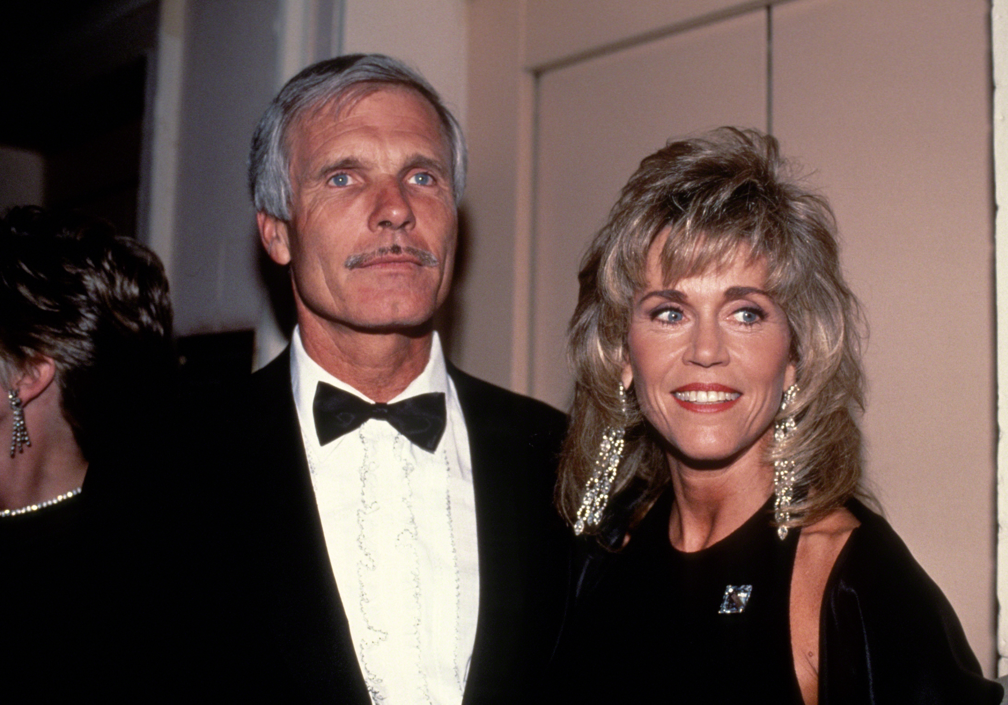 Ted Turner and Jane Fonda, circa 1990 | Source: Getty Images