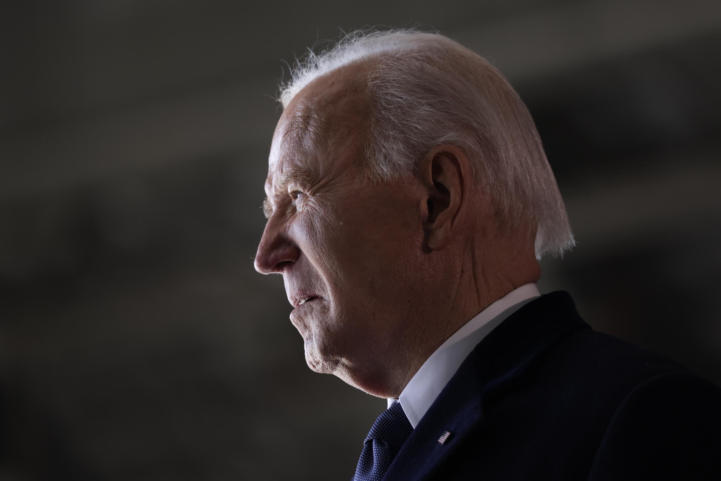 Joe Biden is seen on January 20, 2025, in Joint Base Andrews, Maryland | Source: Getty Images