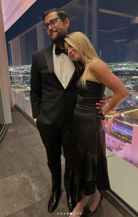 Months before his own small wedding was reported, Jake and Maria were photographed together at a friend's wedding in Las Vegas in October 2025. The Instagram carousel was the only post on Jake's account featuring Maria and offered a rare public glimpse of their relationship. | Source: Instagram/jakereiner