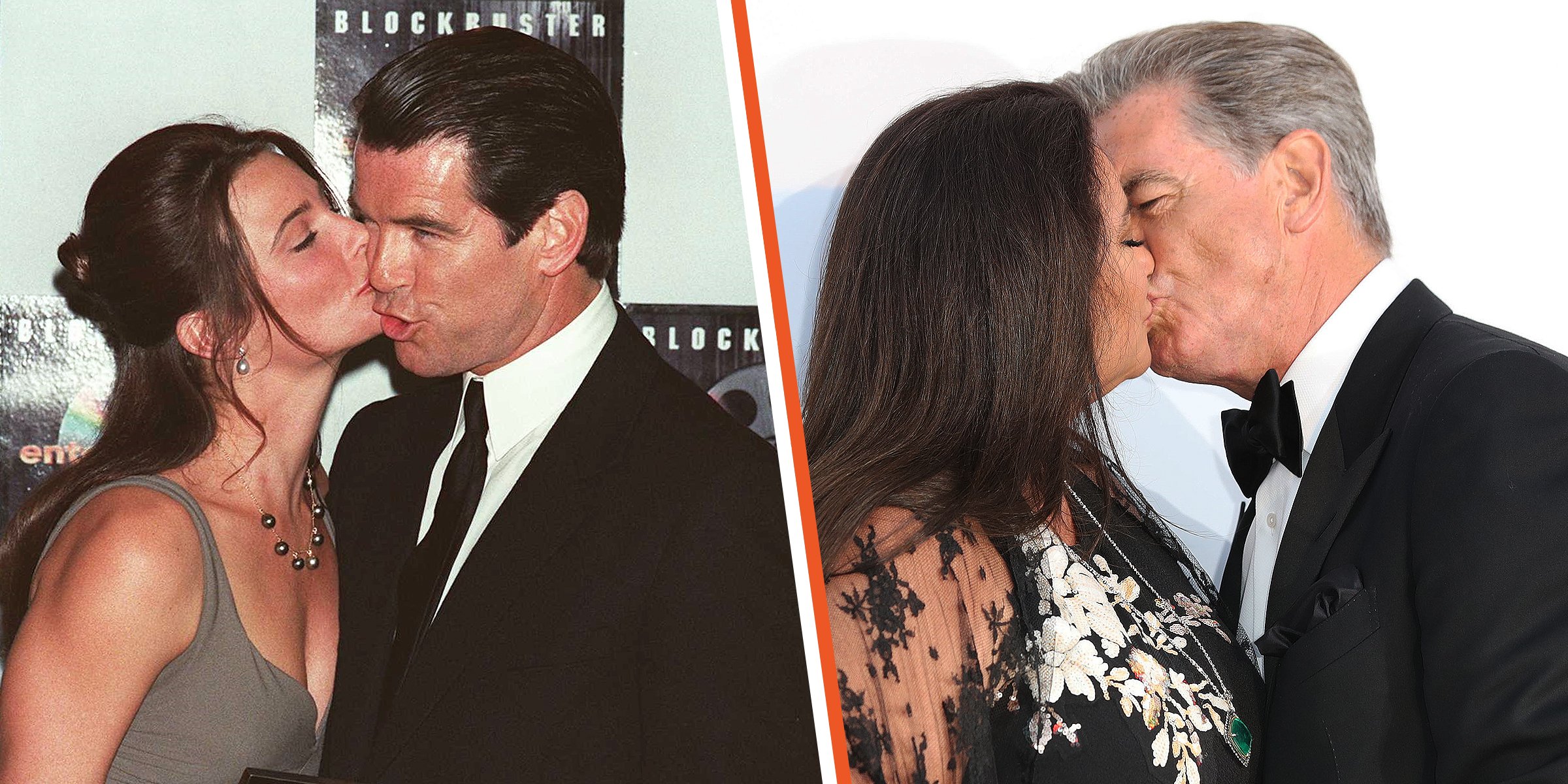Pierce Brosnan and Keely Shaye Smith. | Pierce Brosnan and Keely Shaye Smith. | Source: Getty Images