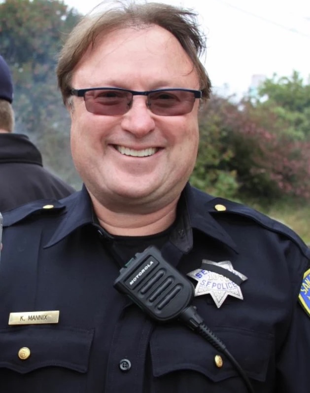 A close-up of Kevin Mannix in his San Francisco police sergeant's uniform. He retired in 2018 after 27 years of service, having expressed hopes of spending more time with family and friends. | Source: San Francisco Chronicle