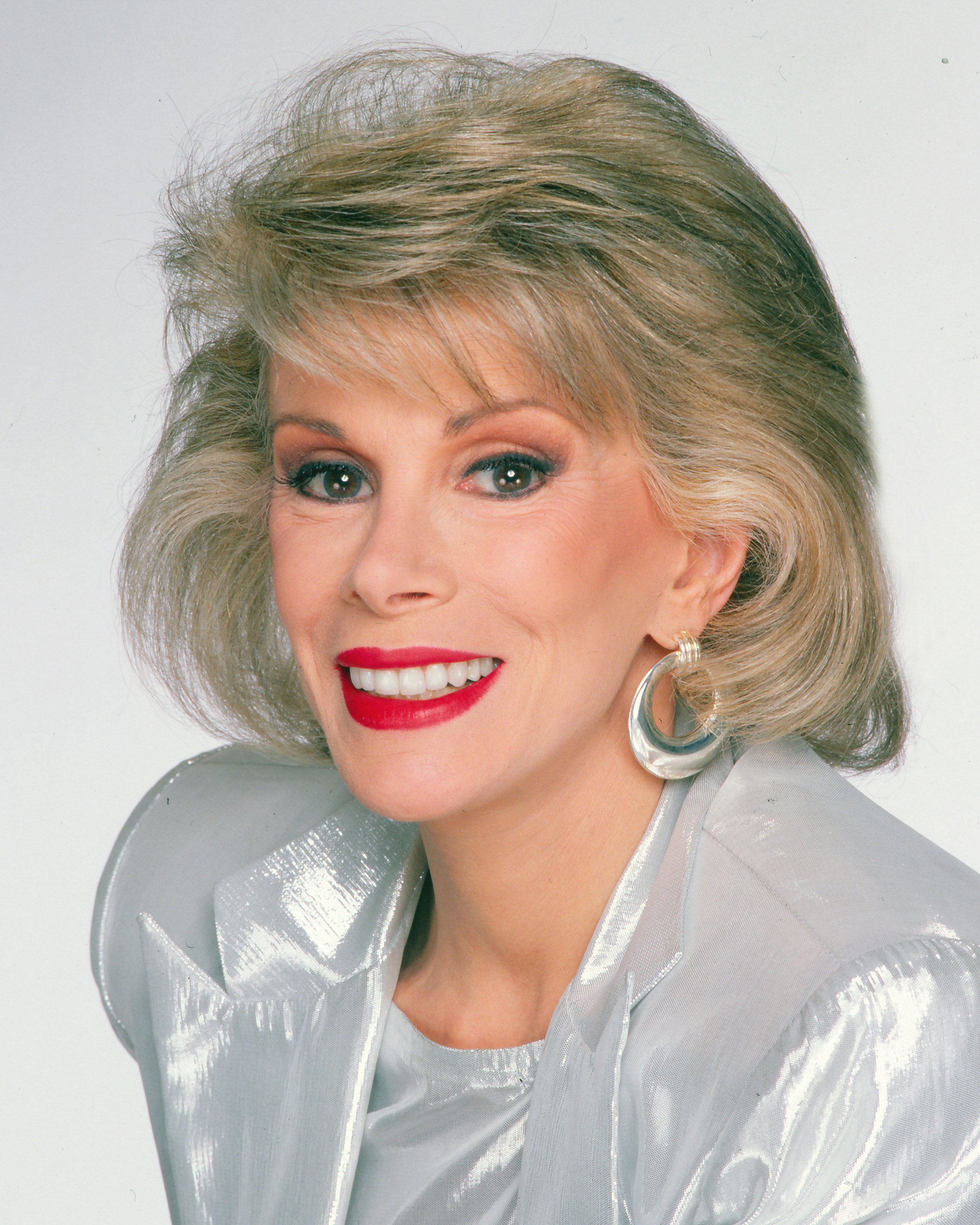 Joan Rivers poses for a portrait in Los Angeles in 1985, during a decade in which her television career remained firmly in the spotlight. | Source: Getty Images