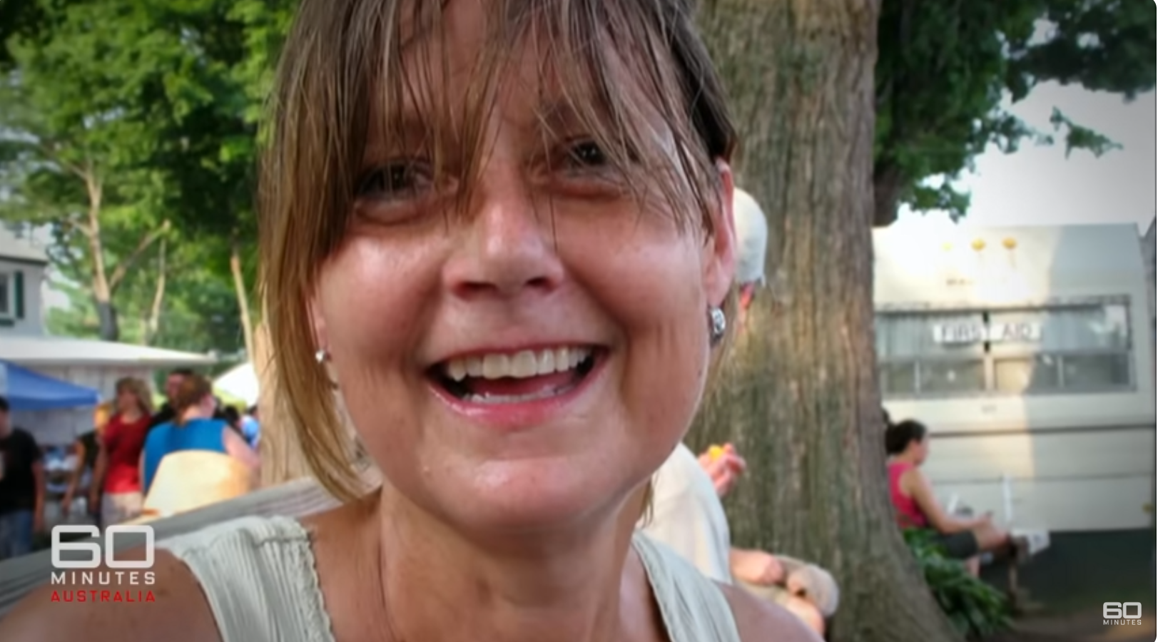 Charla Nash before the gruesome attack on her face, lips, eyes, hands and legs, dated June 11, 2025 | Source: YouTube/60MinutesAustralia